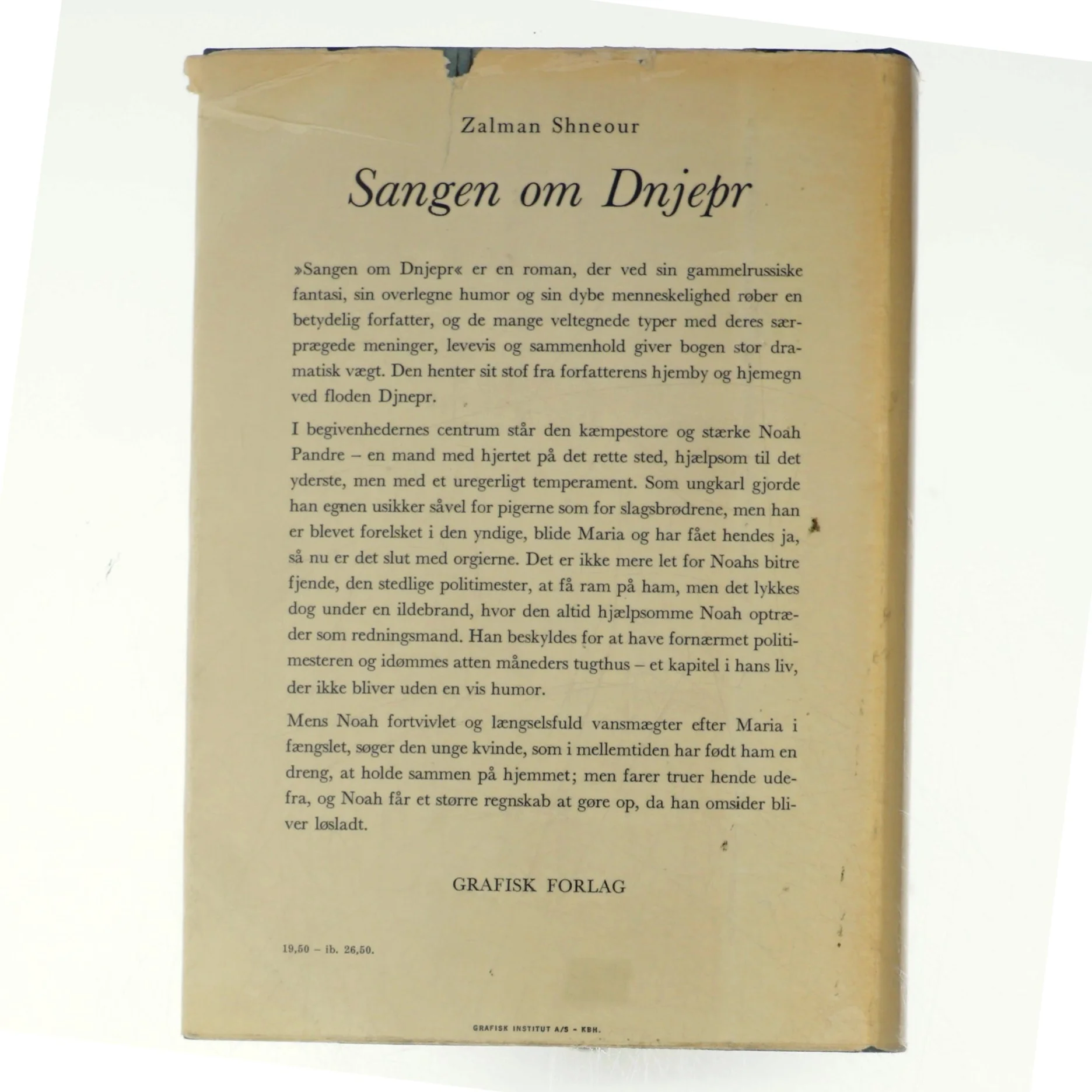 Sangen om Dnjepr Zalman Shneour (Bog)