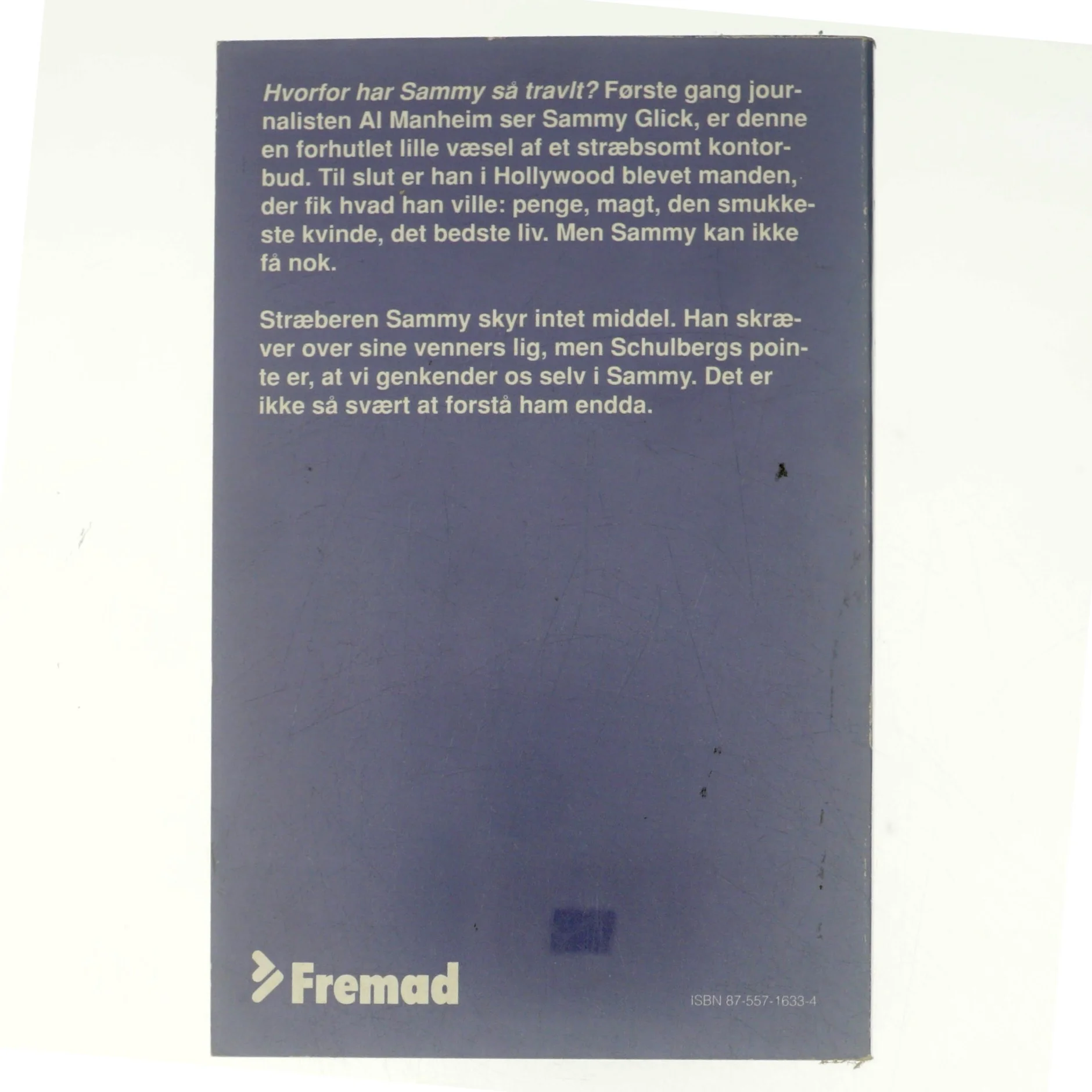 Hvorofro har Sammy så travlt? af Budd Schulberg (bog)