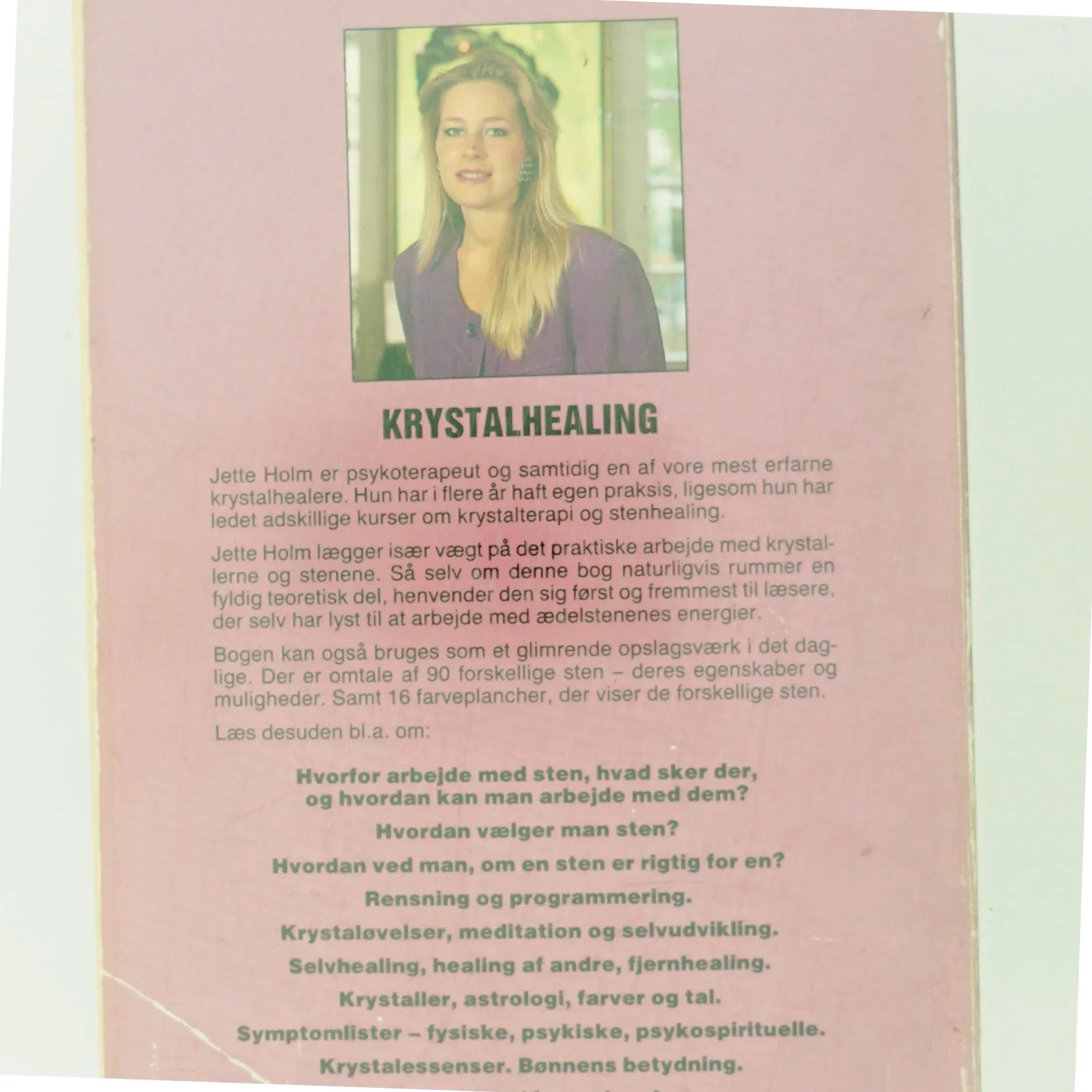 Krystaller og Ædelsten af Jette Holm (Bog)