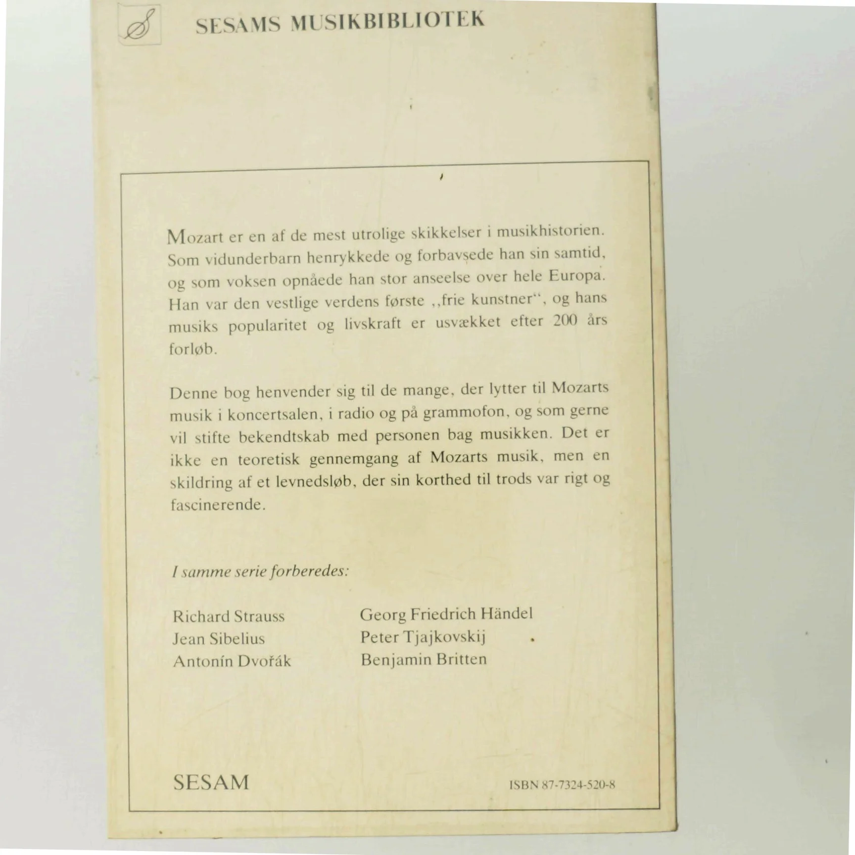 Mozart af Inger Sørensen (Bog)