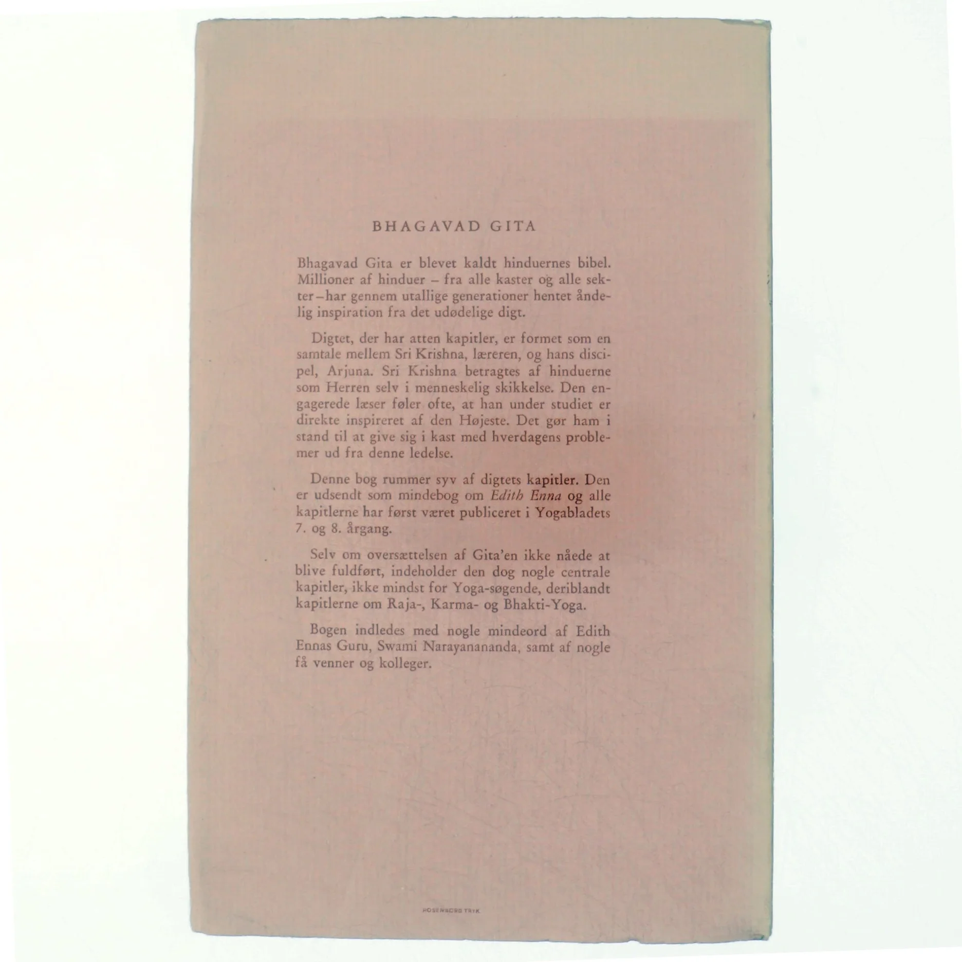 Bhagavadgita. Syv kapitler (bog)