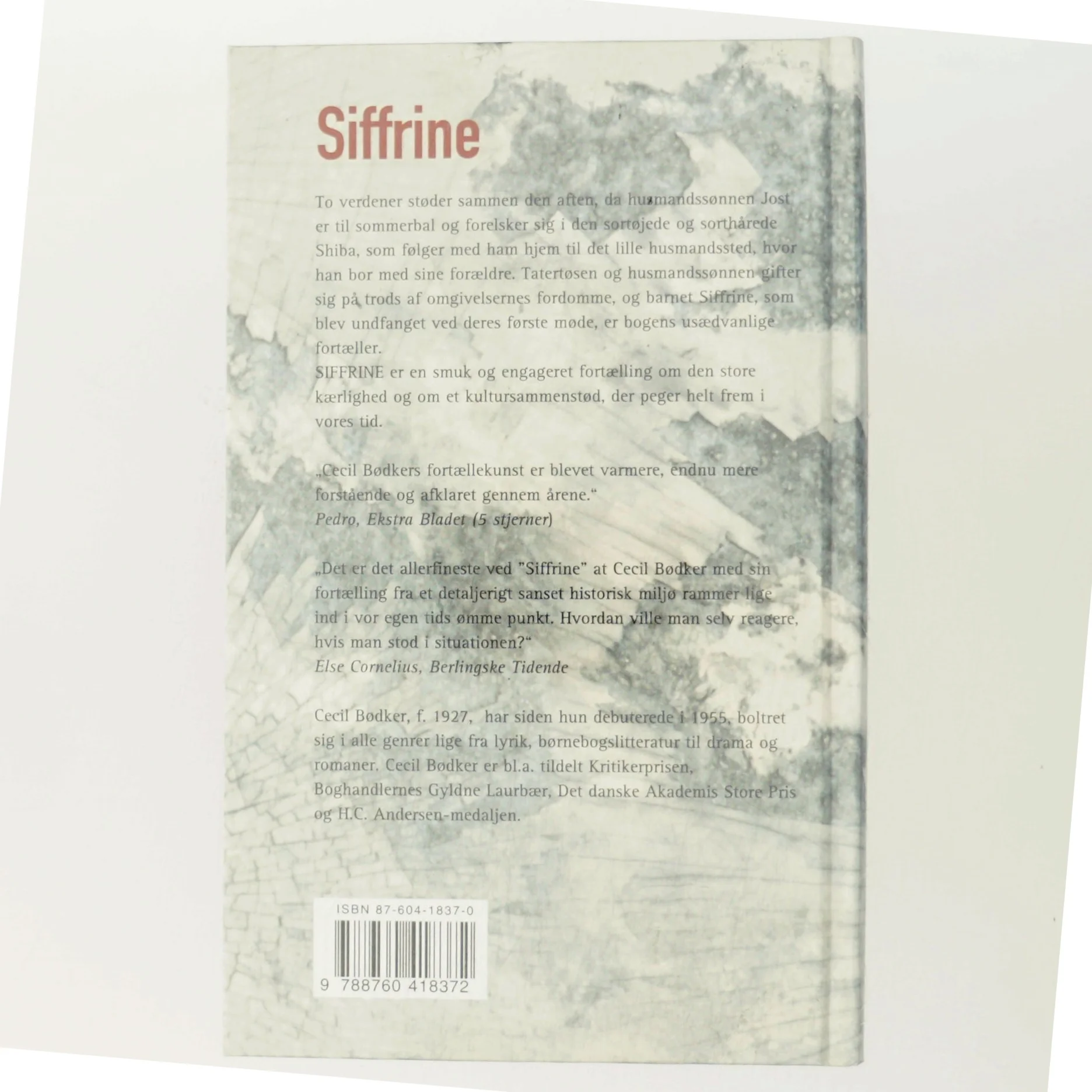 Siffrine af Cecil Bødker (Bog)