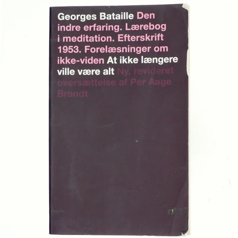Den indre erfaring af Georges Bataille (bog)