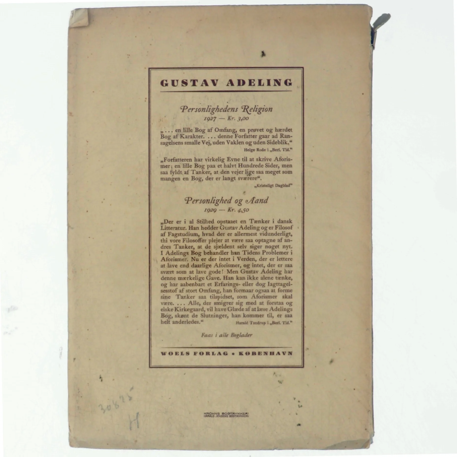 Immanuel Kant af Anders Thuborg (bog)