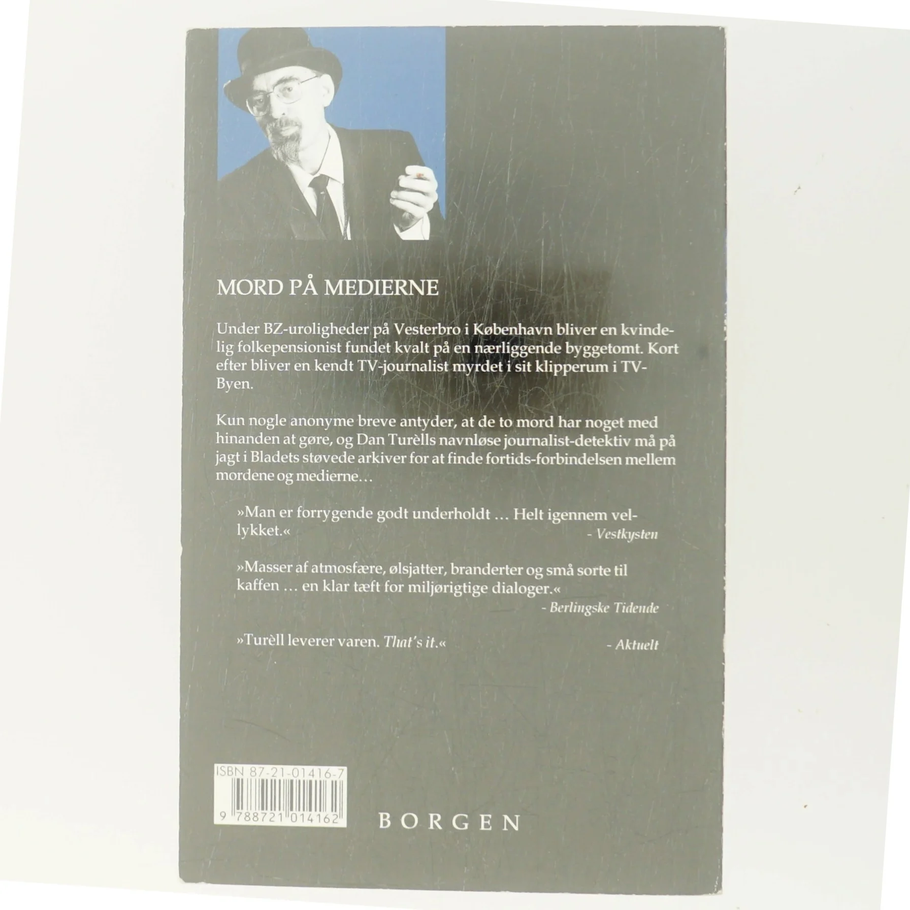 Mord på medierne : kriminalroman af Dan Turèll (Bog)