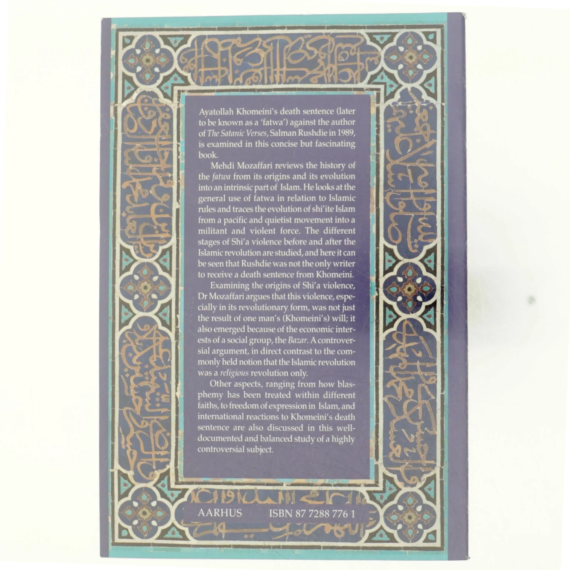 Fatwa. Violence and Discourtesy af Mehdi Mozaffari (bog)