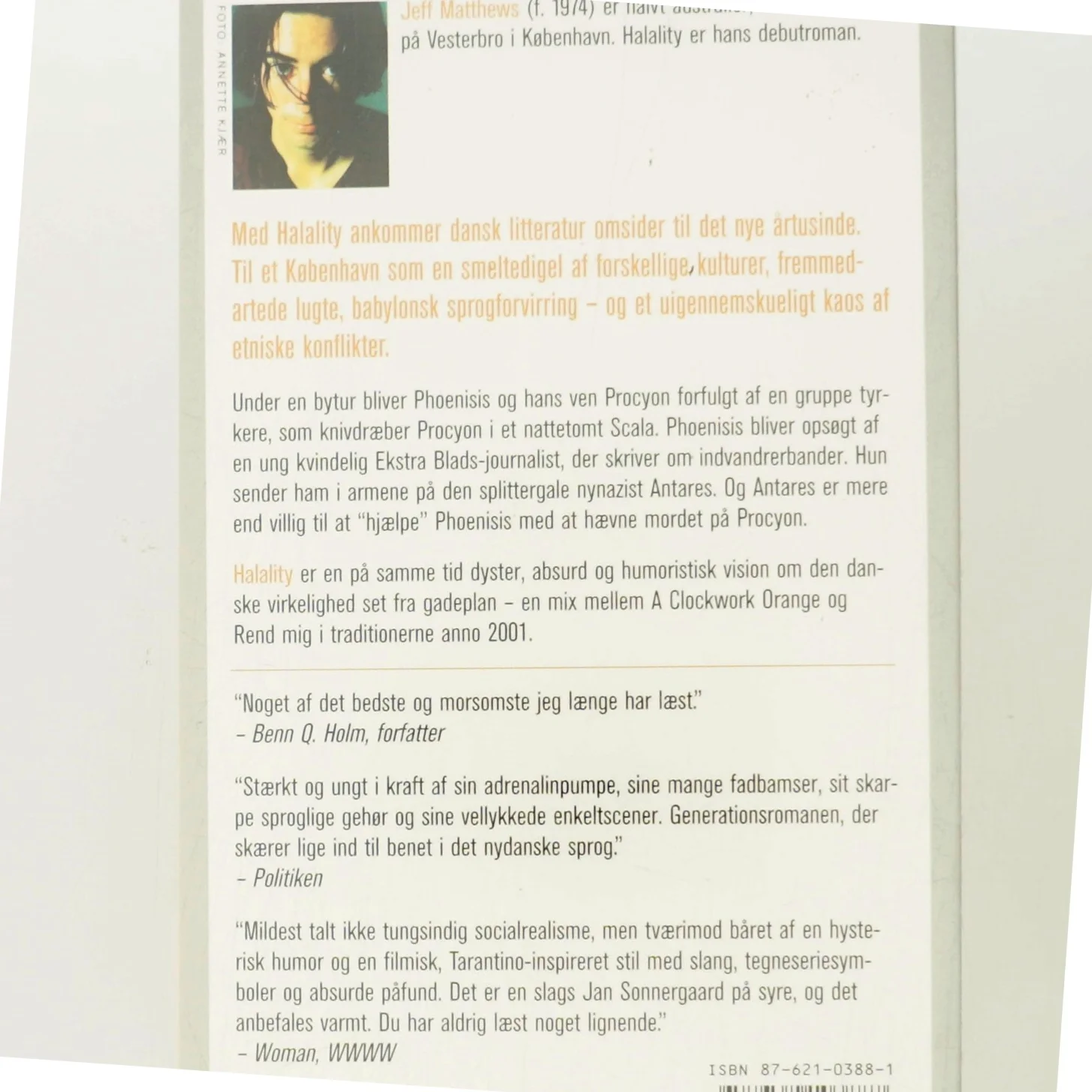 Halality : roman af Jeff Matthews (Bog)