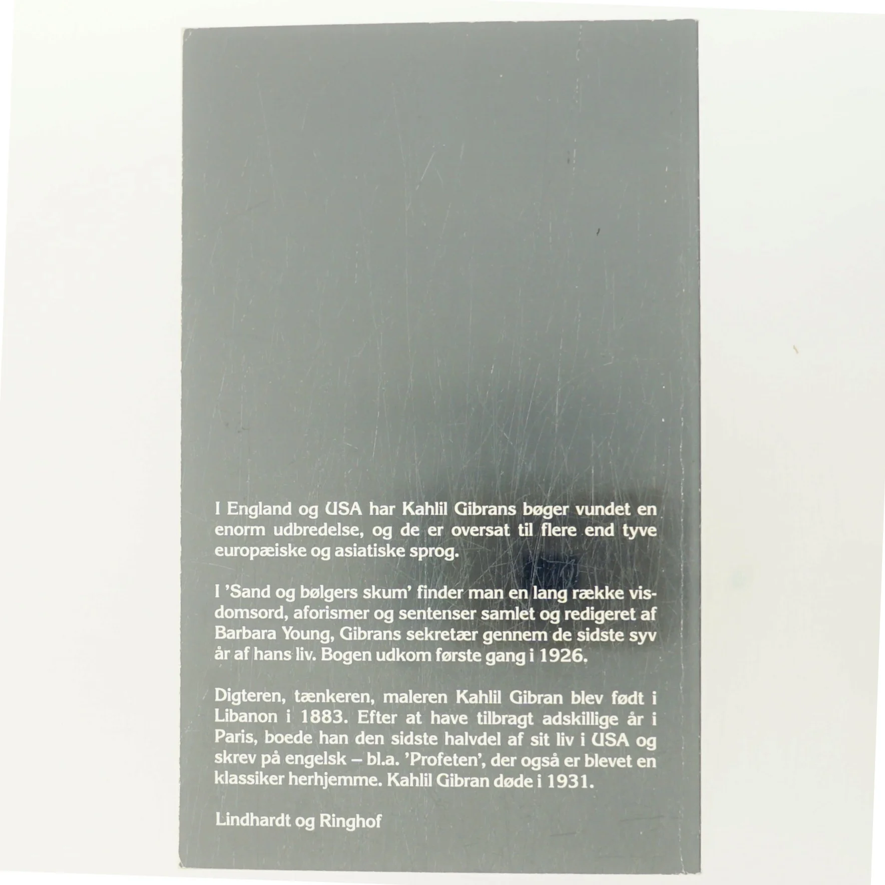 Sand og bølgers skum af Kahlil Gibran (Bog)