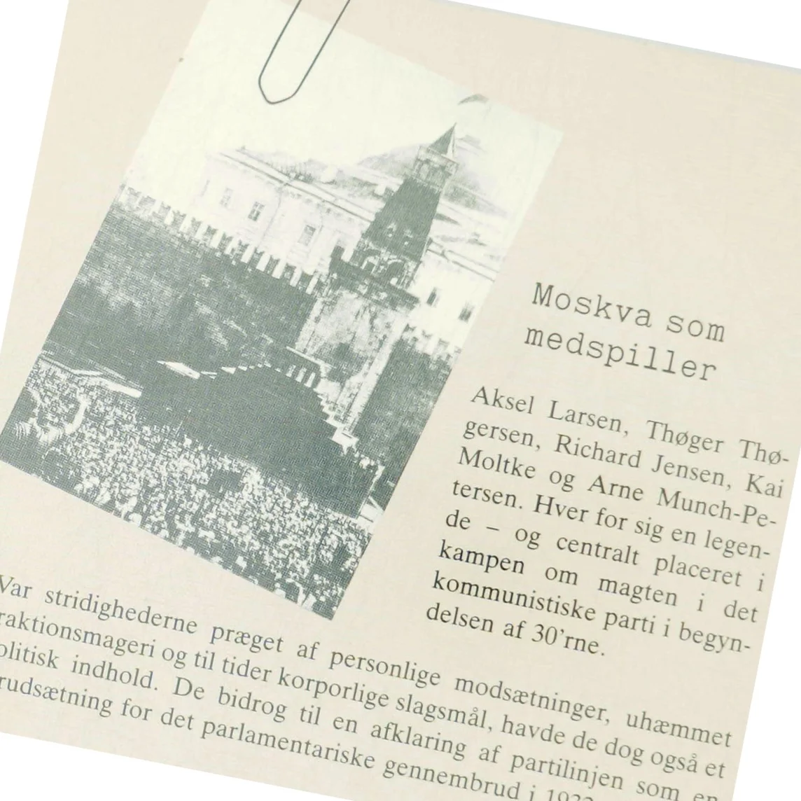 Kurt Jacobsen: Moskva som medspiller