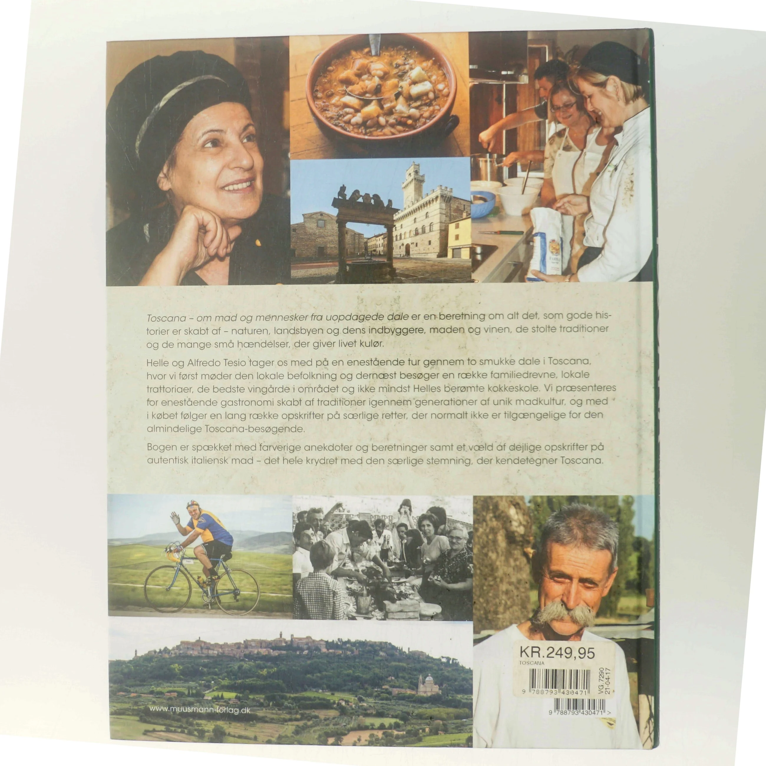 Toscana : om mad og mennesker fra uopdagede dale af Helle Tesio (Bog)