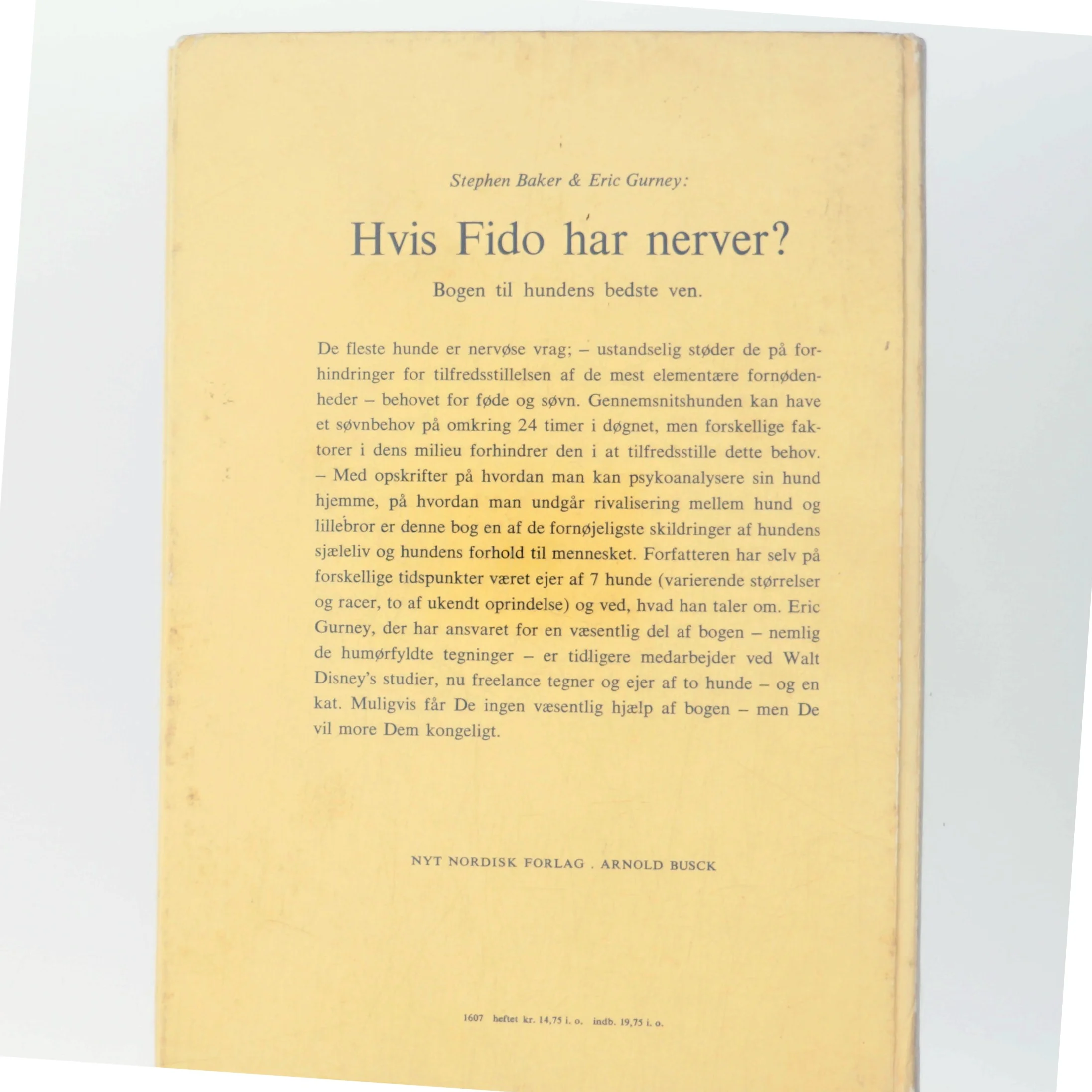 Hvis Fido har nerver af Stephan Baker (Bog)