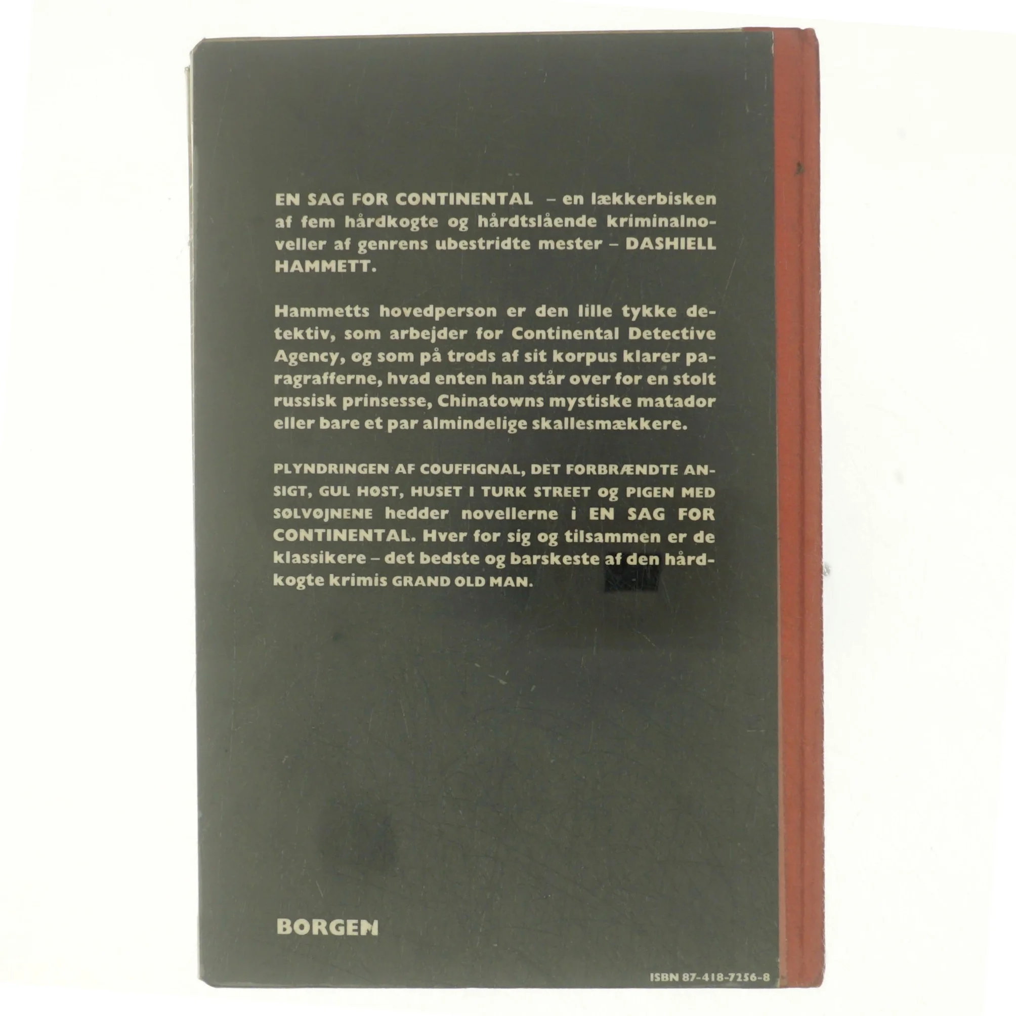 En sag for Continental af Dashiell Hammett (bog)