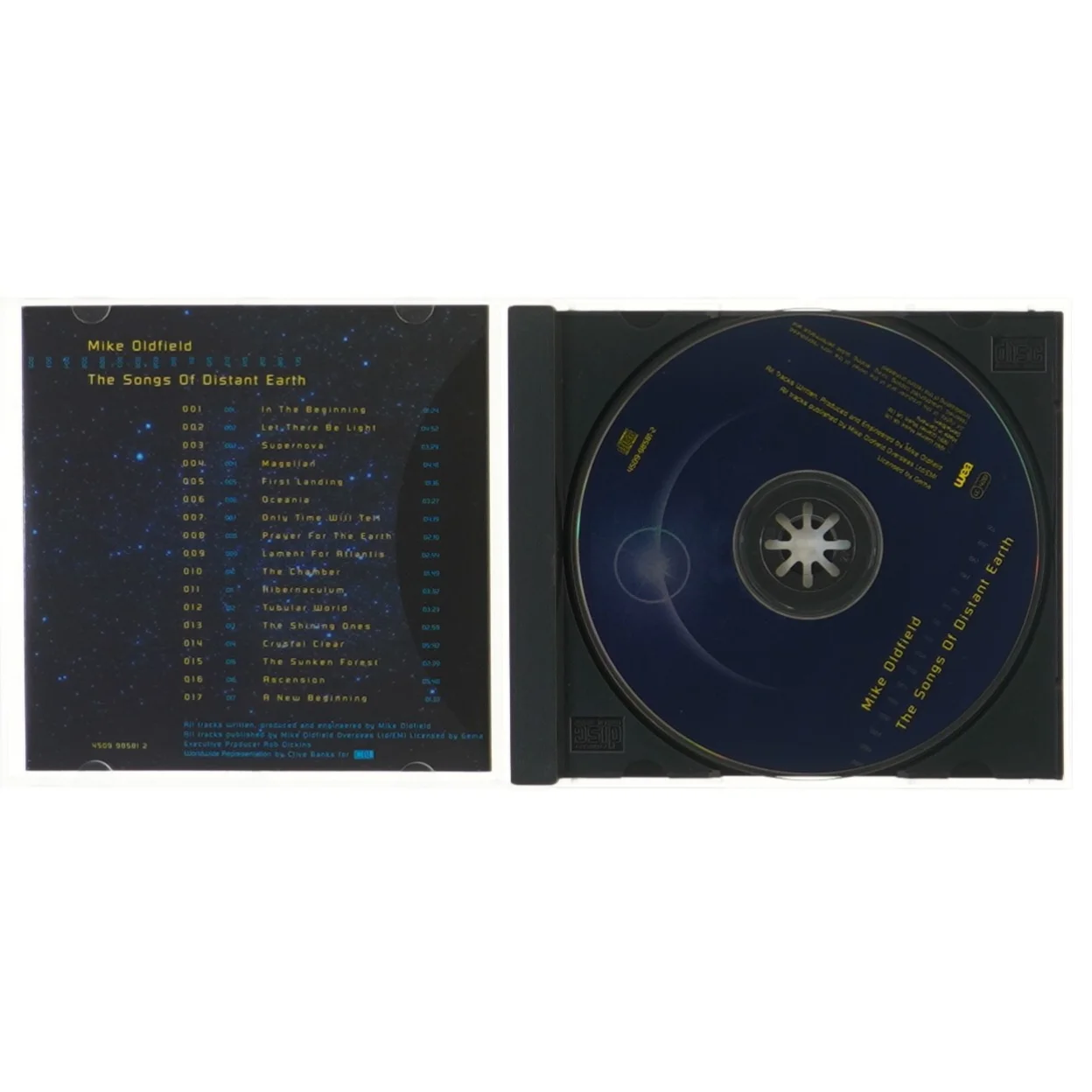 Mike Oldfield Album - The Songs of Distant Earth