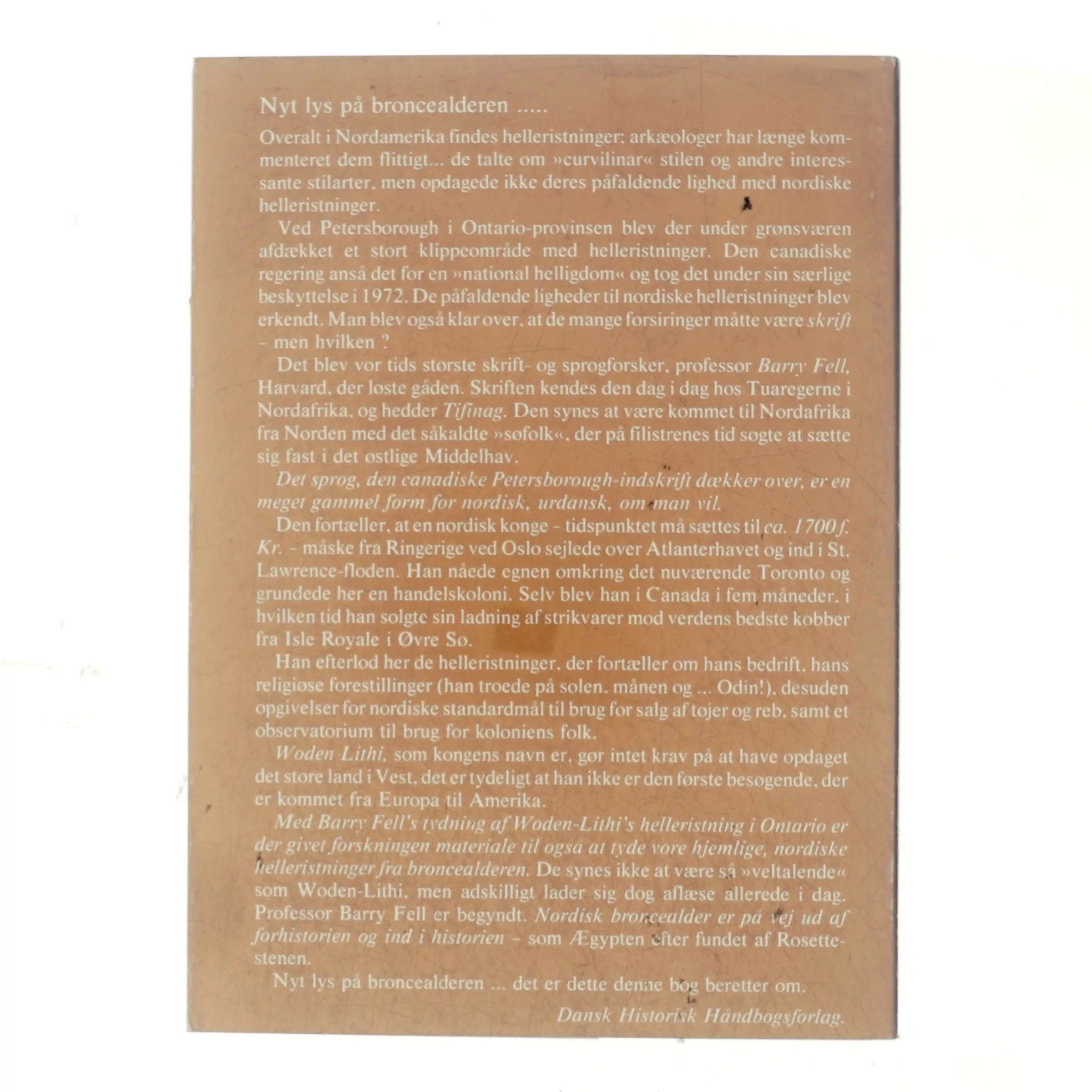 Helleristningernes tale....af Jon Galster (bog)