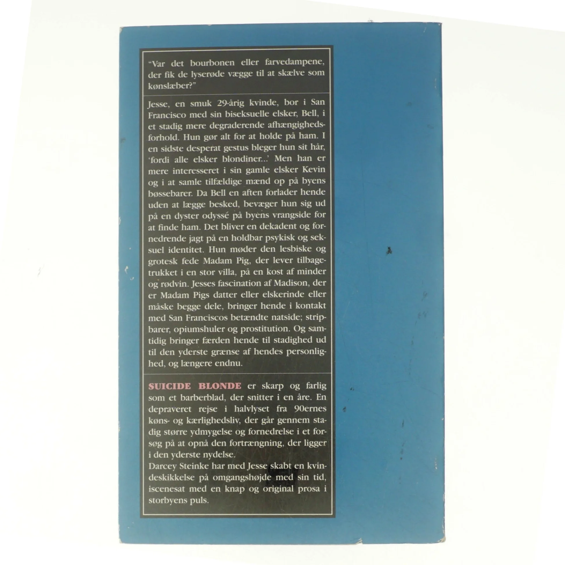 Suicide Blonde af Darcey Steinke (bog)