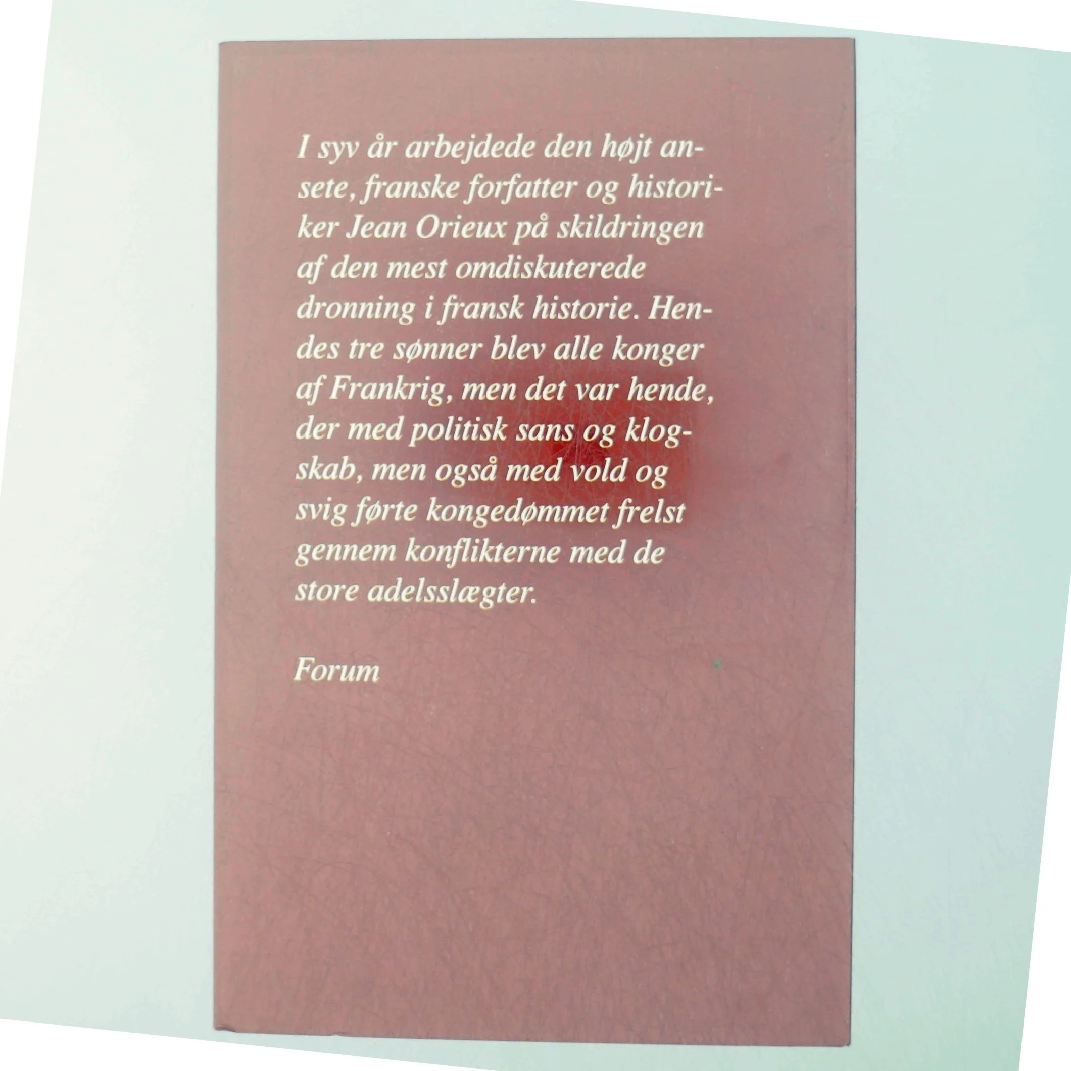 Jean Orieux: Katarina af Medici 1