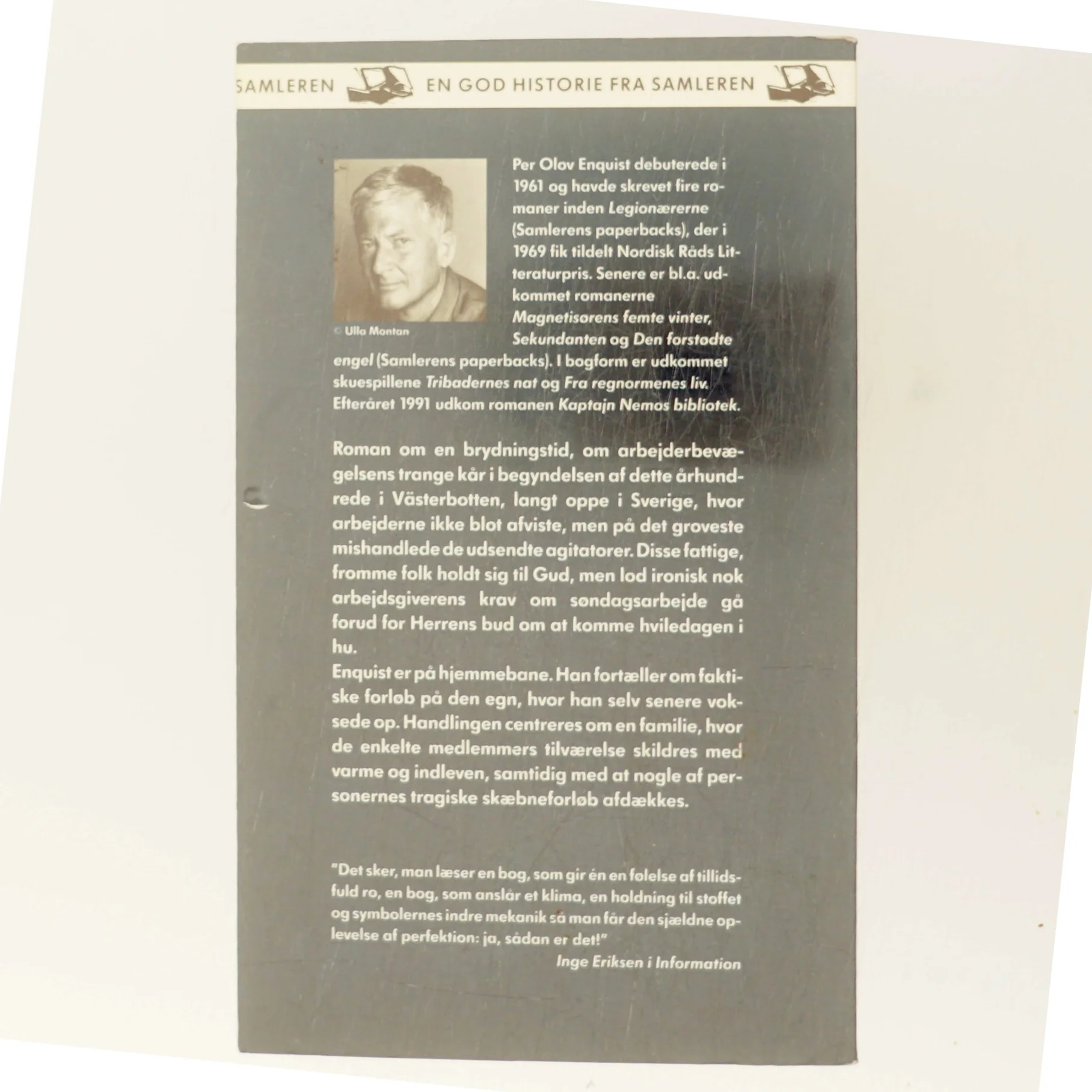 Musikanternes Udtog af Per Olov Enquist (Bog)