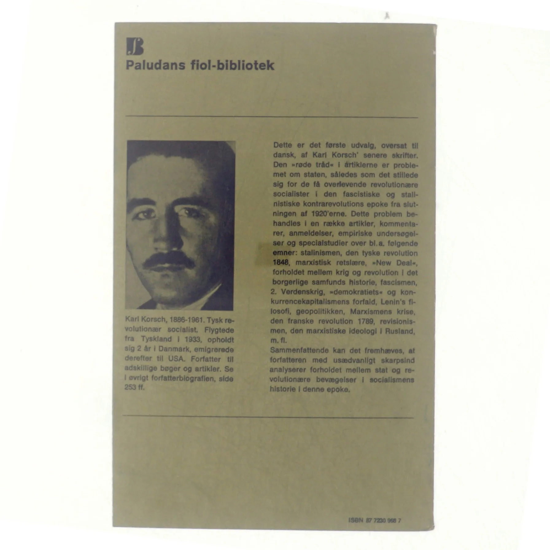 Staten og kontrarevolutionen af Karl Korsch (bog)