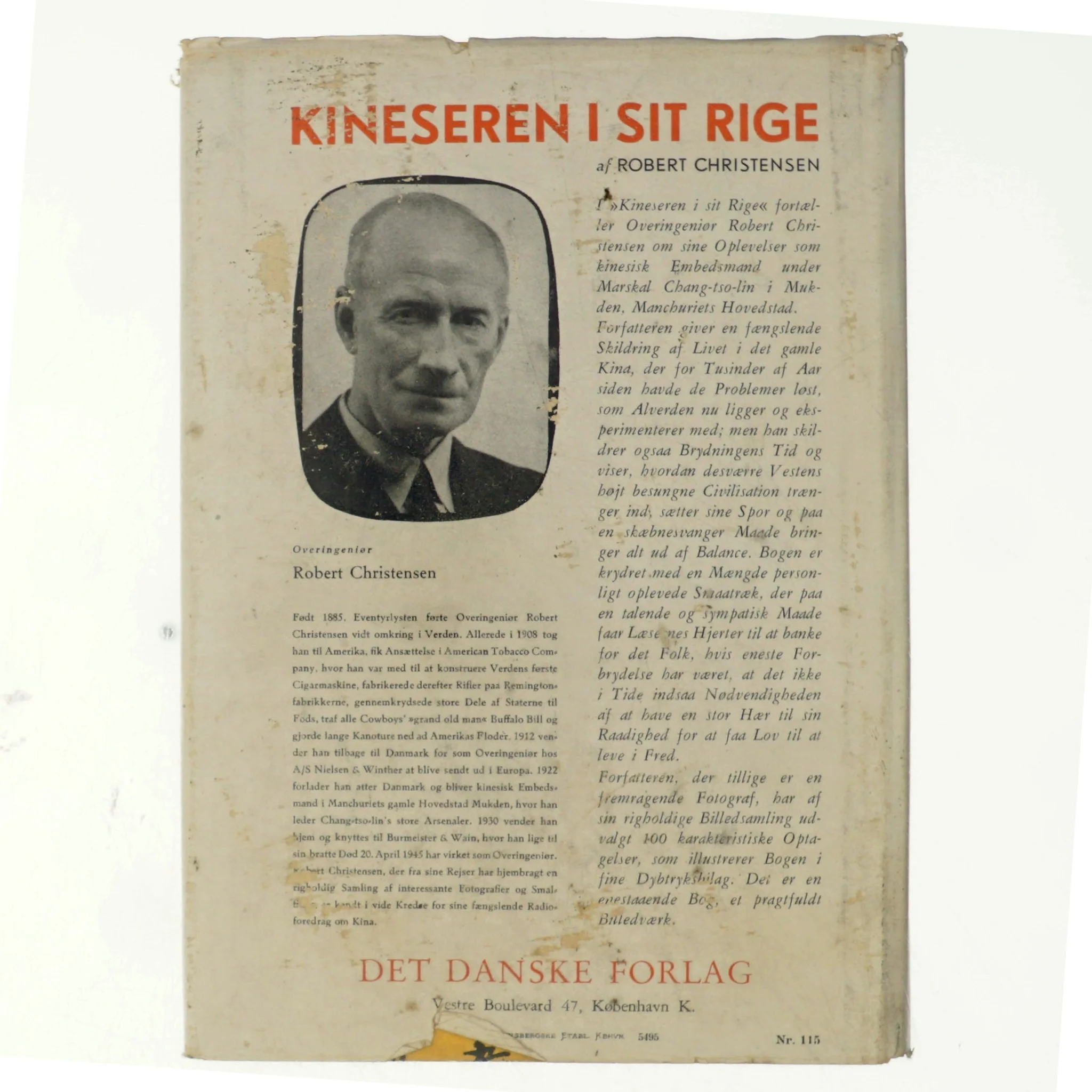 Kineseren i sit rige af Robert Christensen (bog)