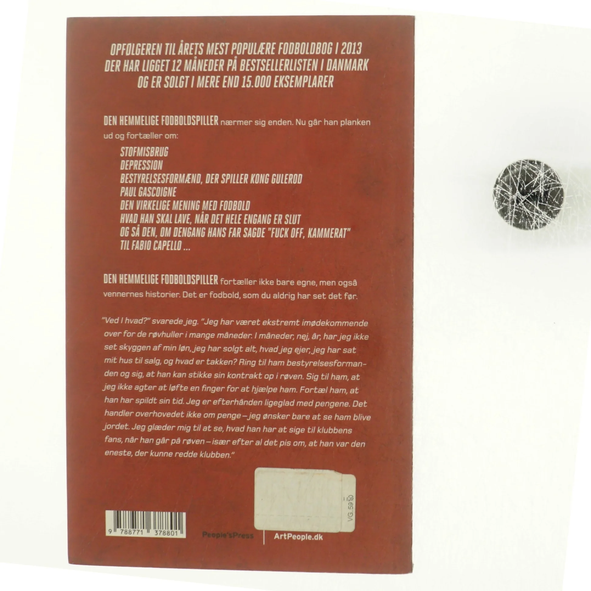 Den hemmelige fodboldspiller 2 (Bog)