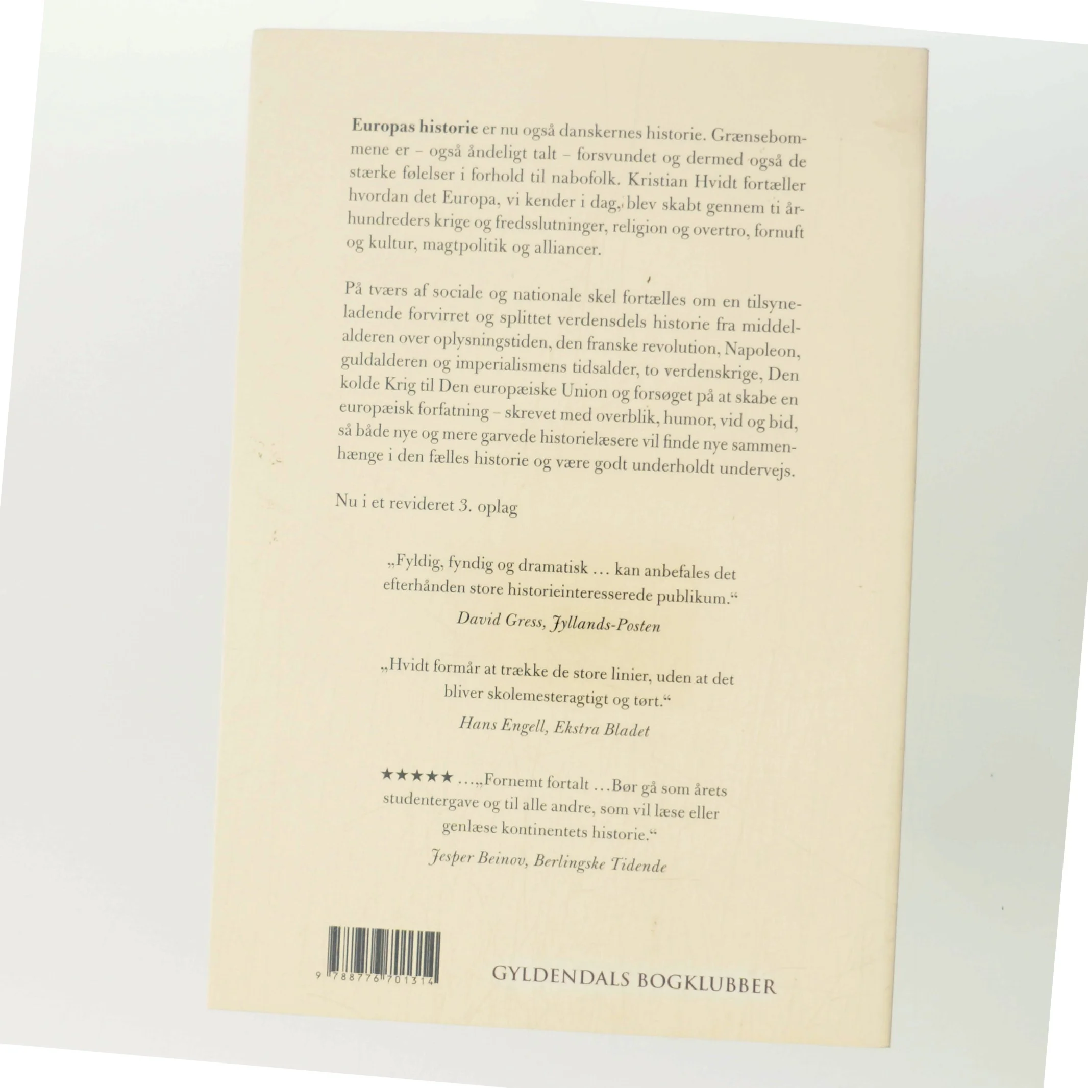 Europa af Kristian Hvidt (Bog)