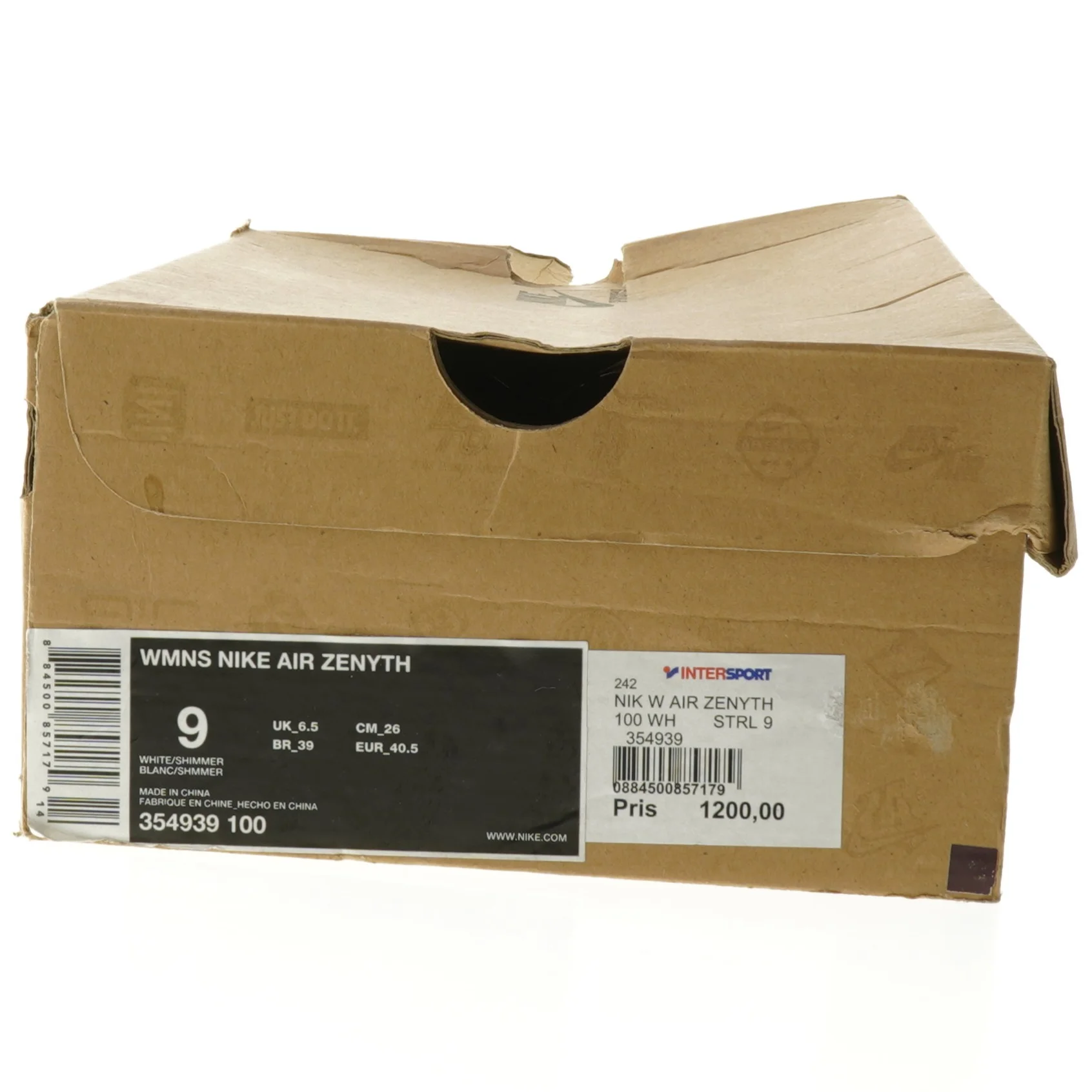 Hvide Nike Air Max 90 sneakers fra Nike (str. 40,5)