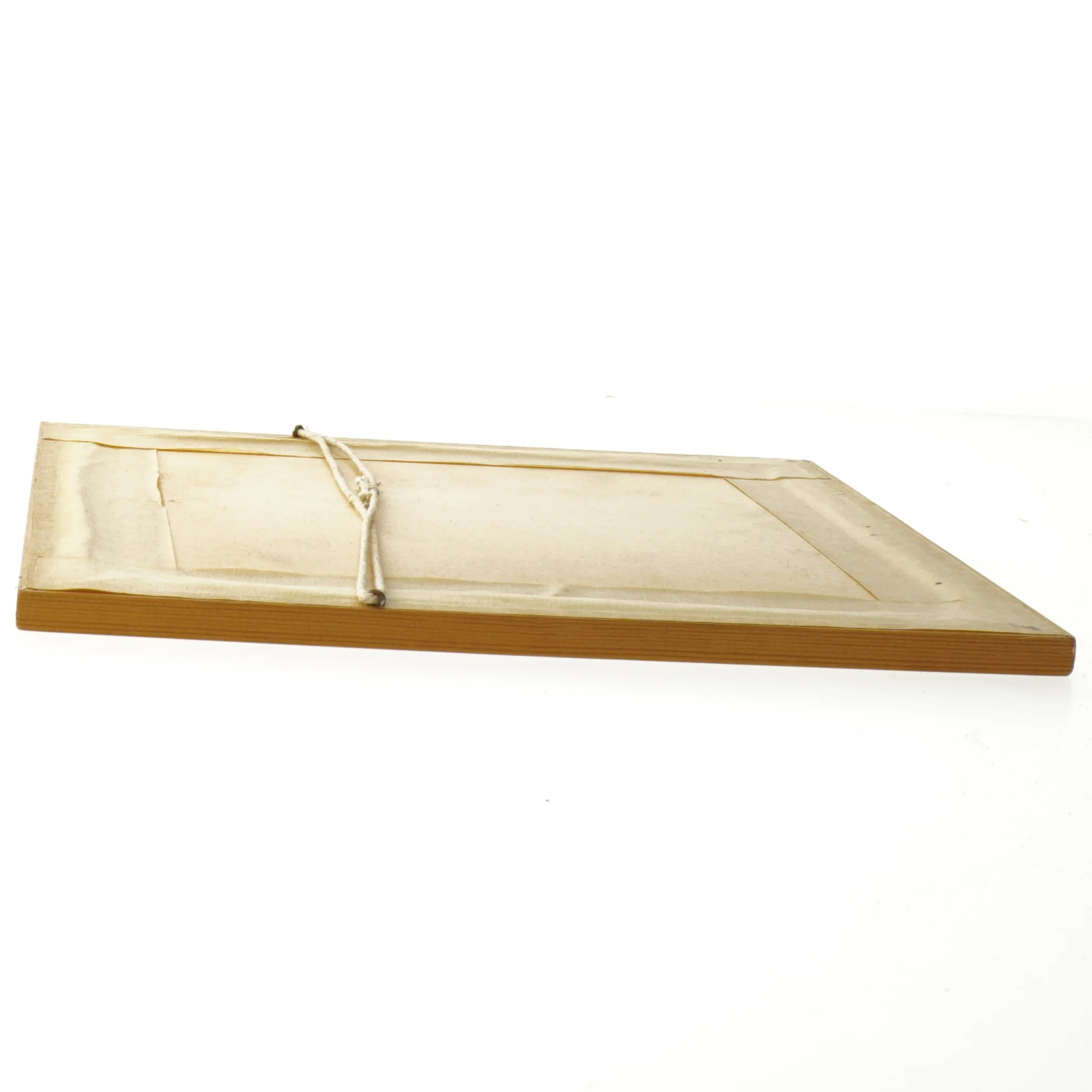 Broderet billede med svane (str. 27x27 cm)