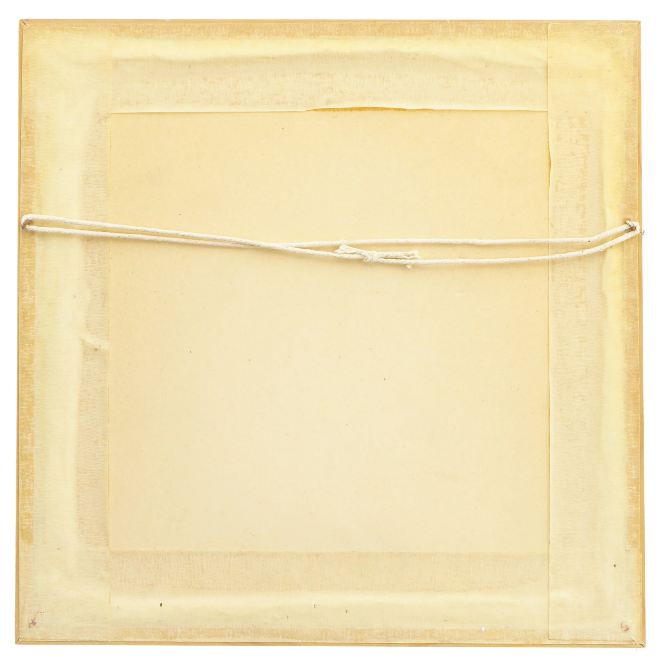 Broderet billede med svane (str. 27x27 cm)