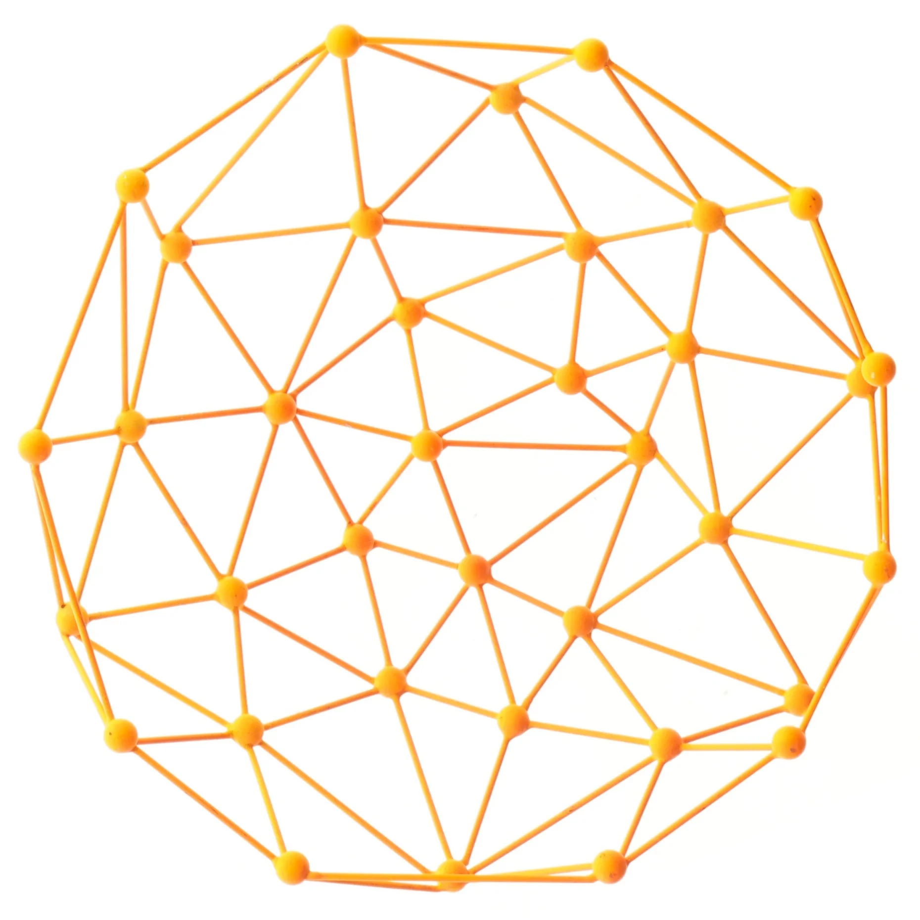 Geometrisk frugtskål (str. 32 cm)
