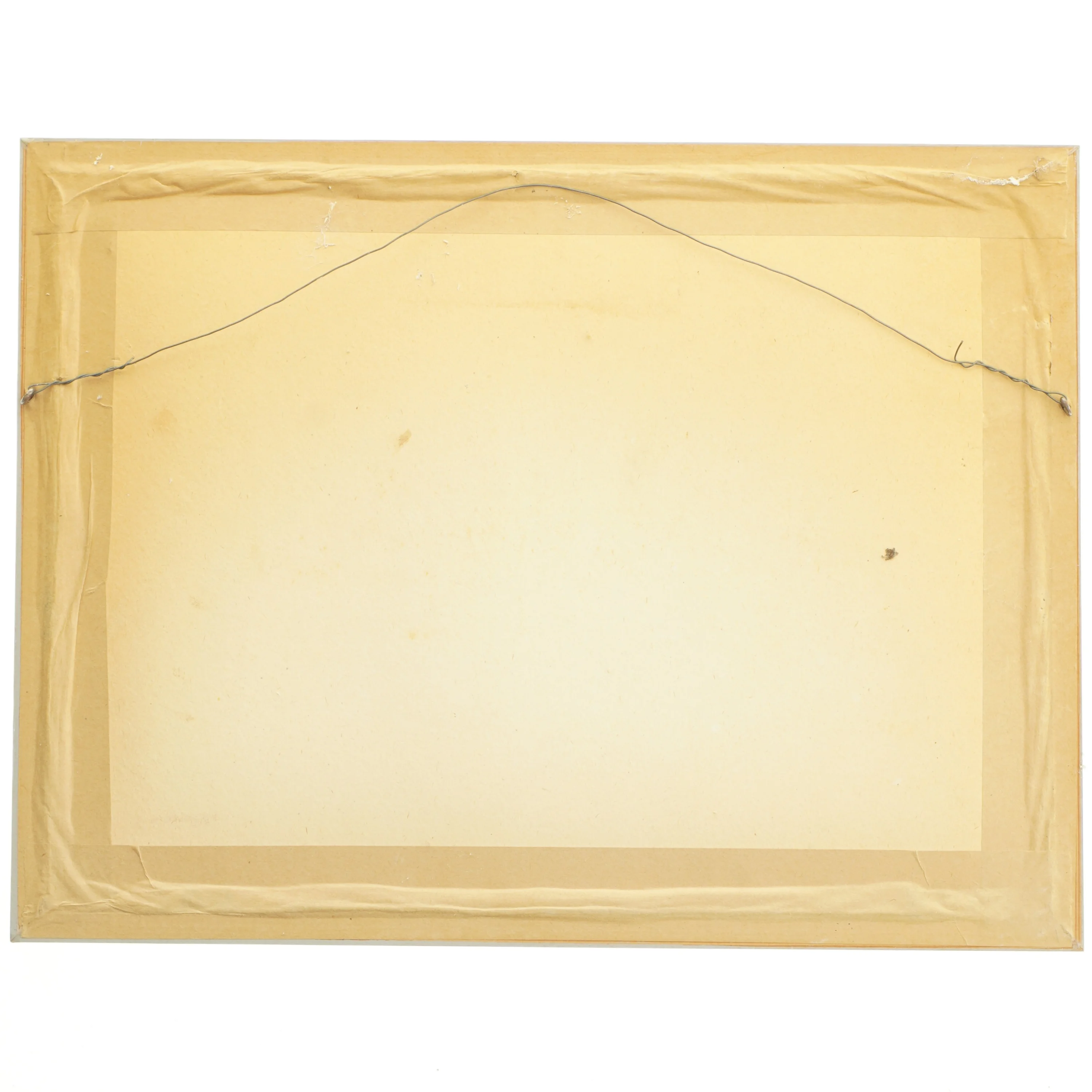 Broderet billede af hjorte i skov (str. 40x31 cm)