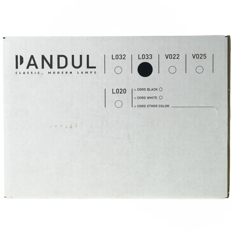 Jørgen Gammelgaard lampe for Pandul, Tip Top 3 Pendel fra Pandul (str. 25,5 cm)