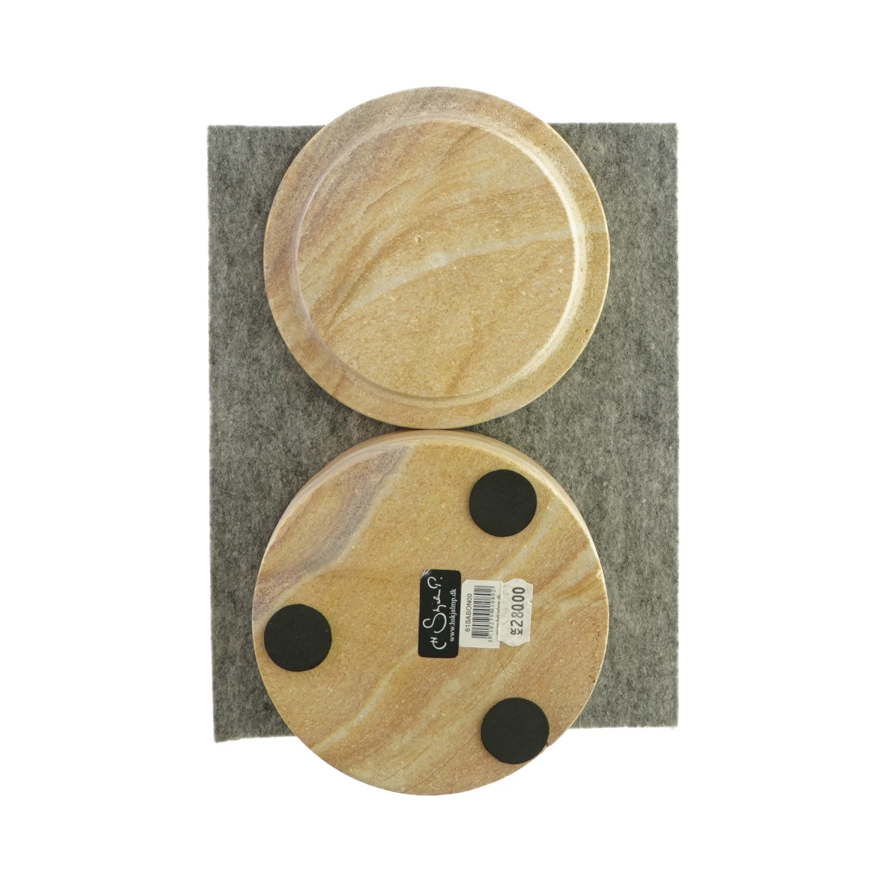 Sten krukke med låg fra Skjalm P 