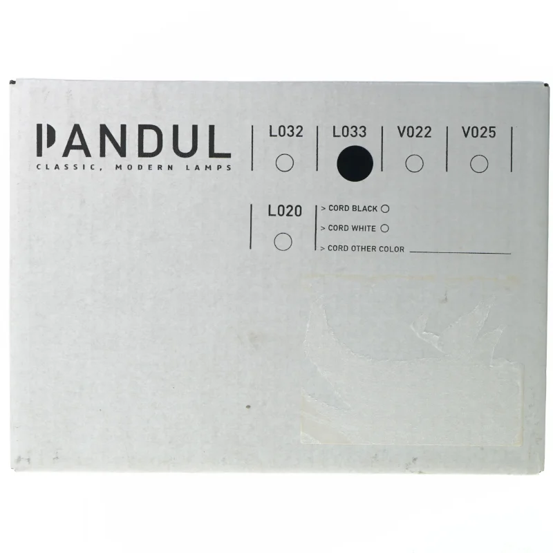 Jørgen Gammelgaard lampe for Pandul, Tip Top 3 Pendel fra Pandul (str. 25,5 cm)