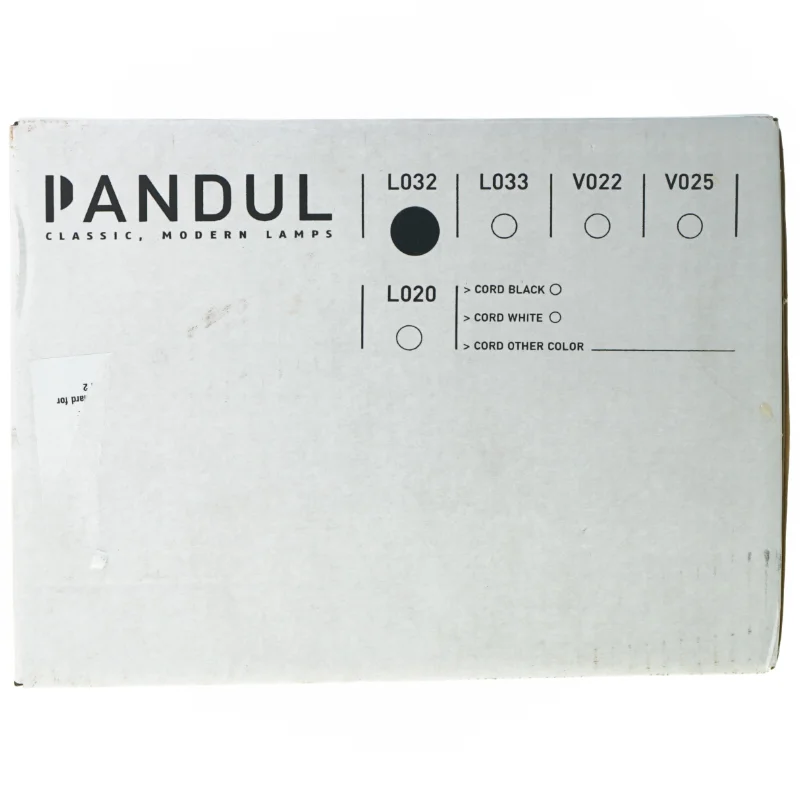 Jørgen Gammelgaard lampe for Pandul, Tip Top 2 Pendel fra Pandul (str. 19,5 cm)