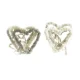 Hjerteformede ornamenter (6 stk) (str. L 10 cm)