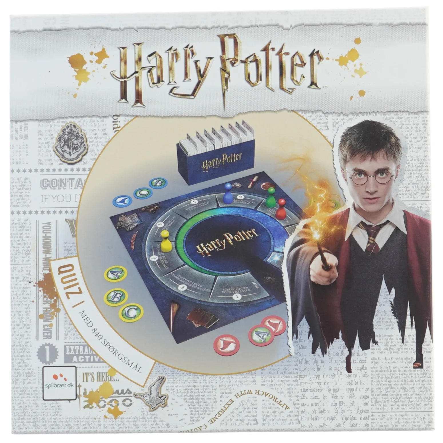 Harry Potter quizspil fra Harry Potter (str. 30x30 cm)