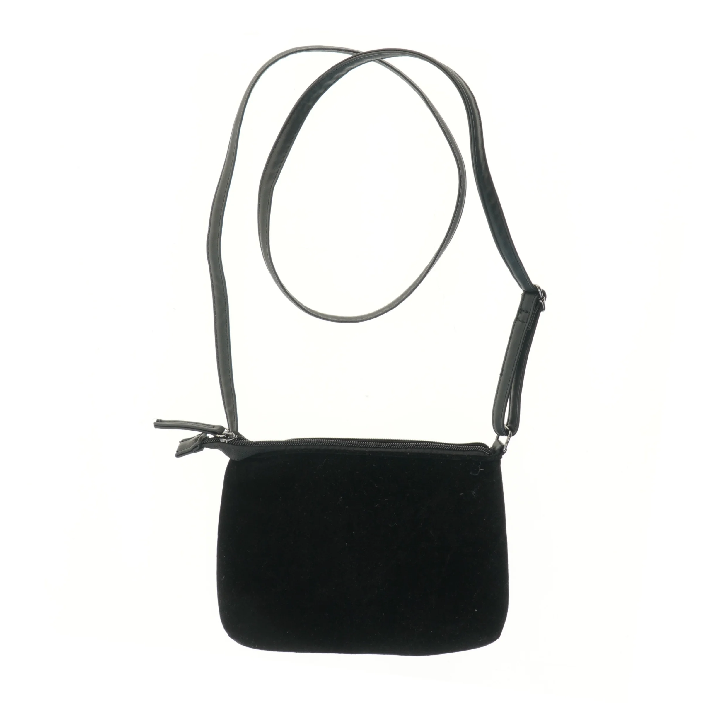 Sort skuldertaske fra Coop (str. 22x16 cm)