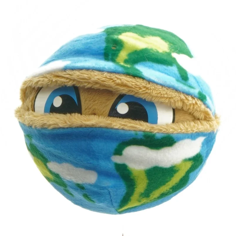 Bamse med vendbart design fra Orry (str. Ø 10 cm)