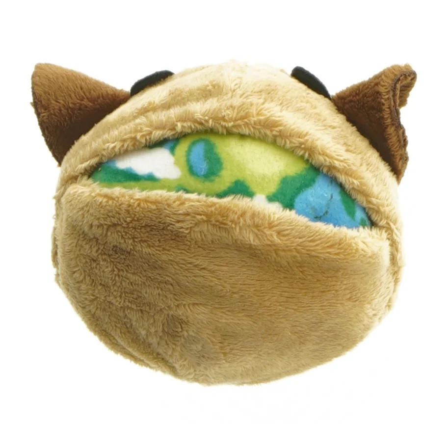 Bamse med vendbart design fra Orry (str. Ø 10 cm)