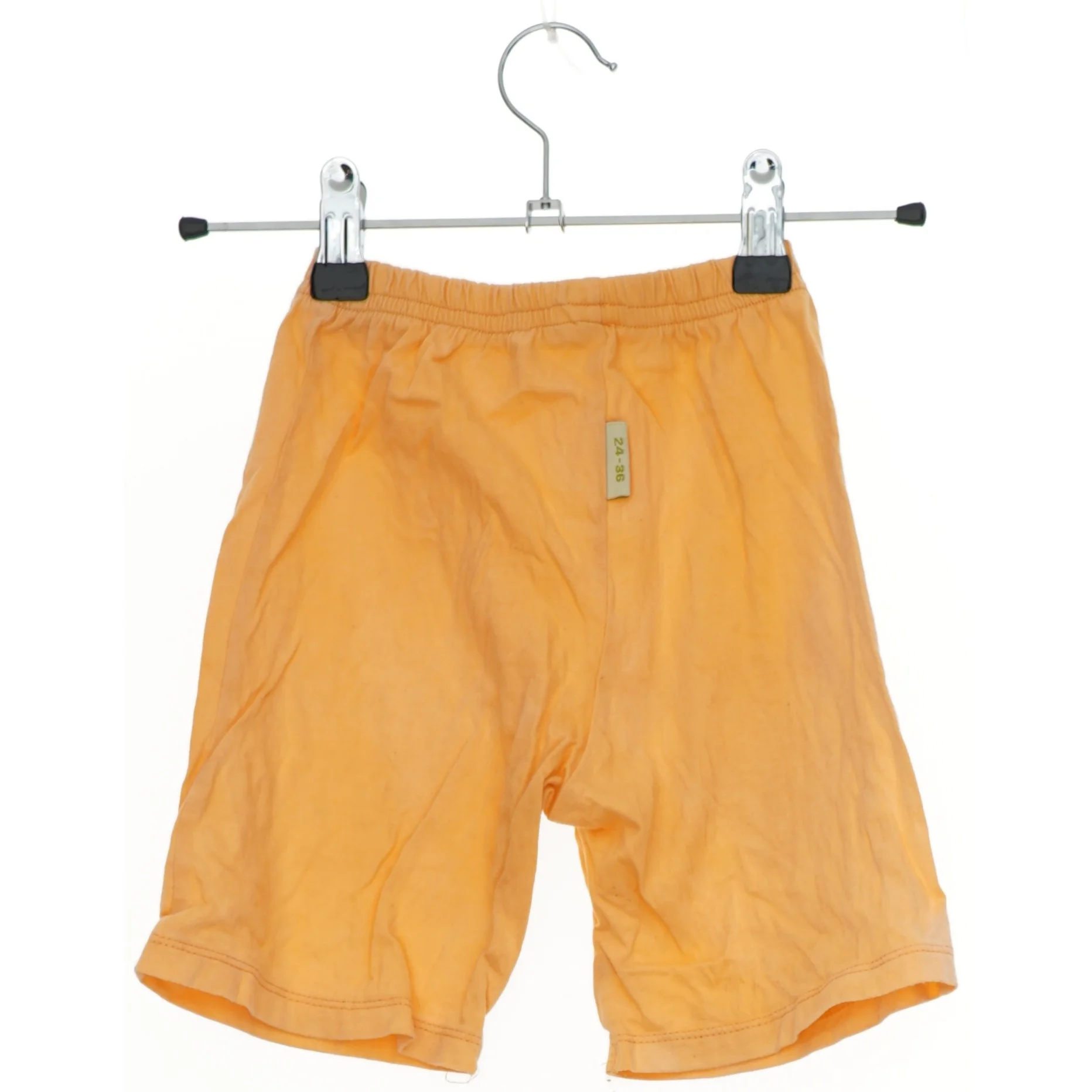 Kort orange shorts med tigertryk fra Piteku (str.  24-36 )