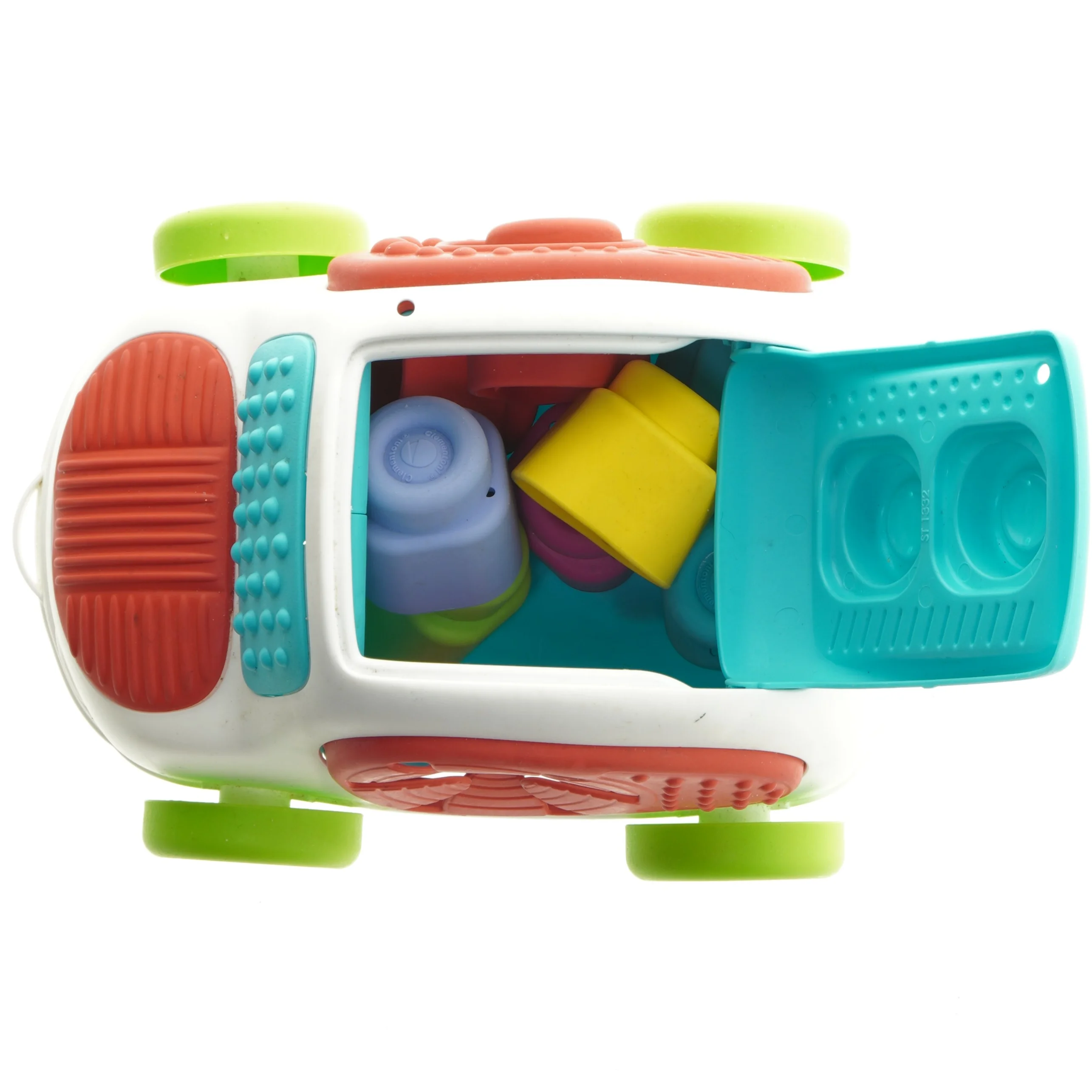 Legetøjsbil med opbevaring fra Clementoni (str. 28x18x18 cm)