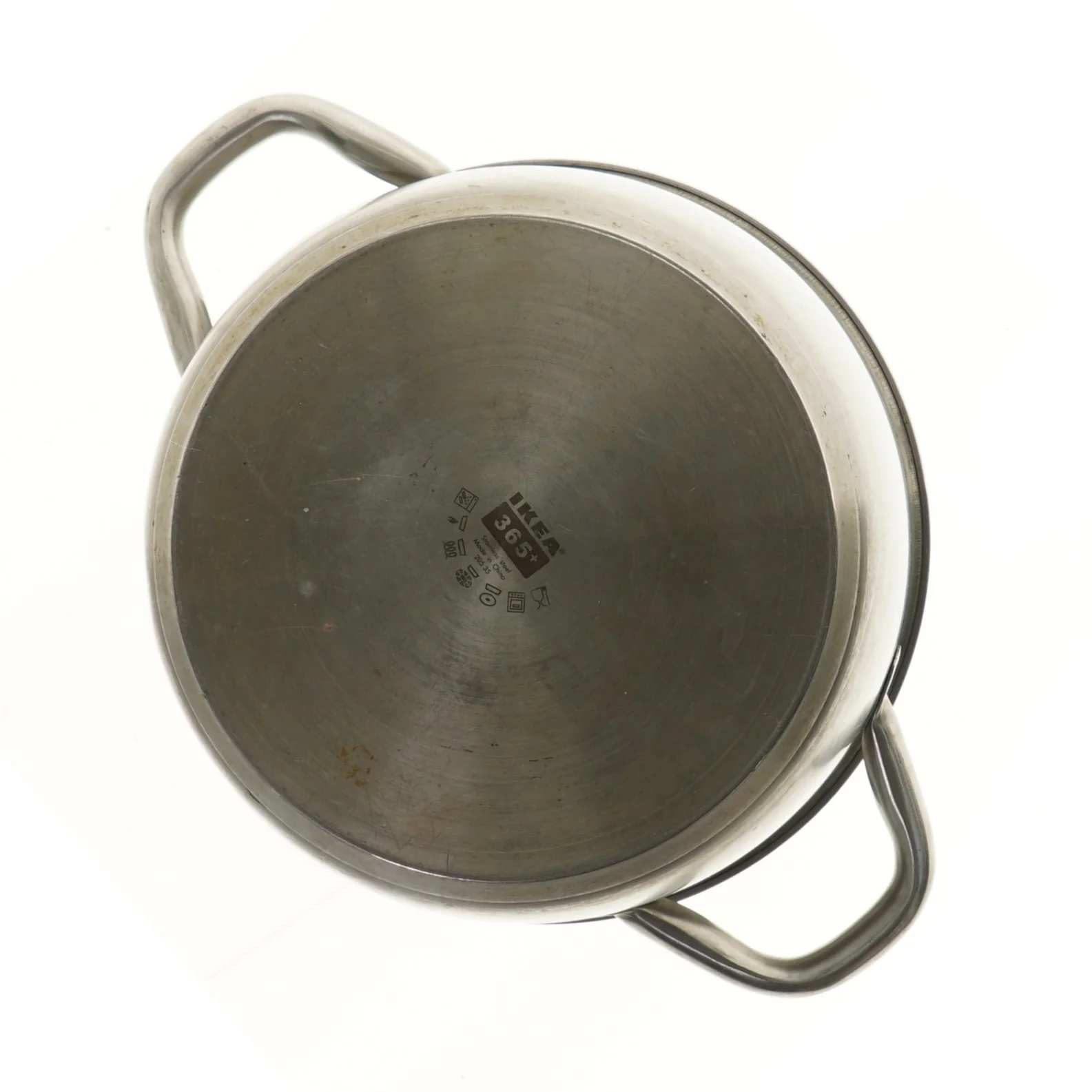 Stålkasserolle med låg fra IKEA (str. Ø 23,5 cm, 15 cm)