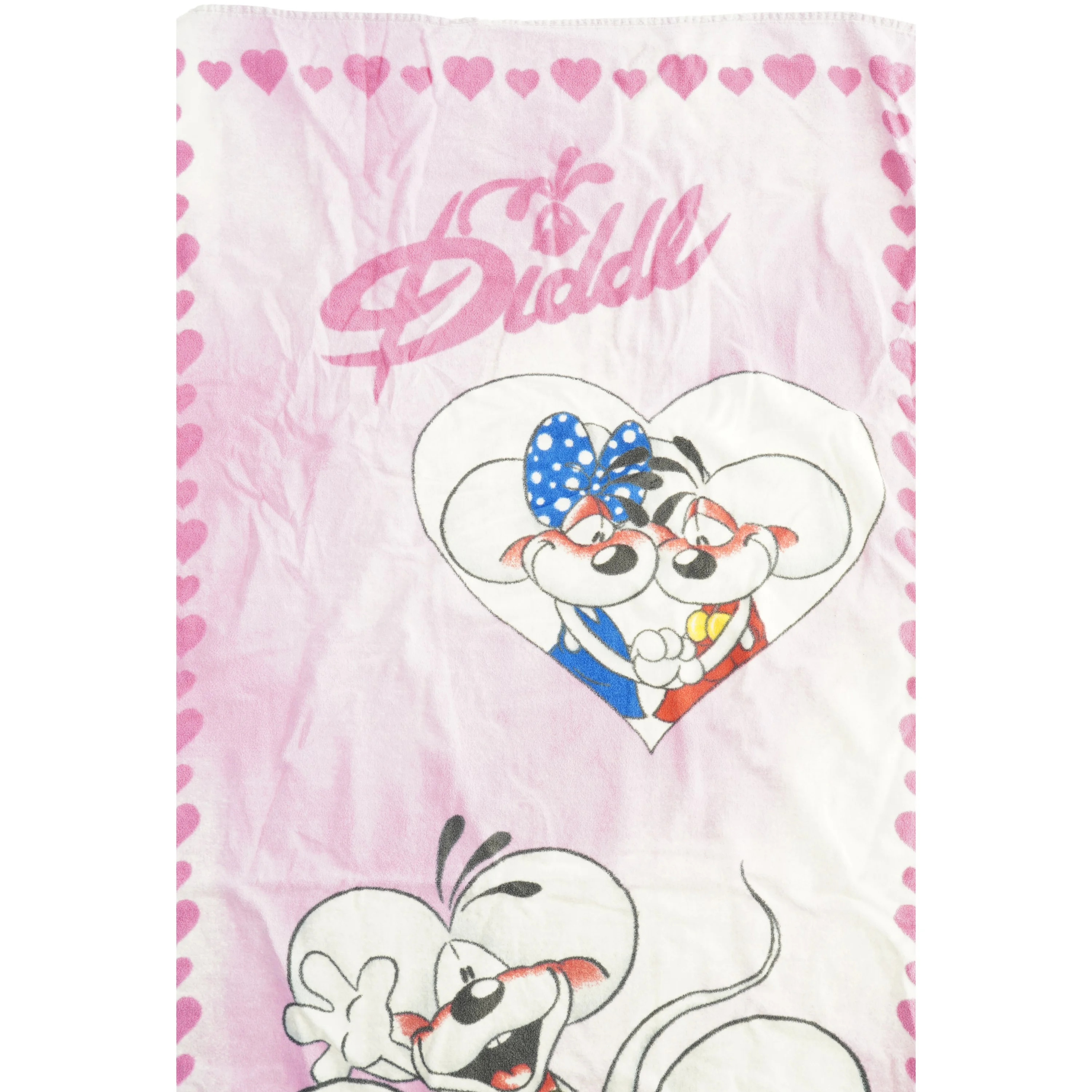 Håndklæde med Diddle-motiv (str. 65 x 140 cm)