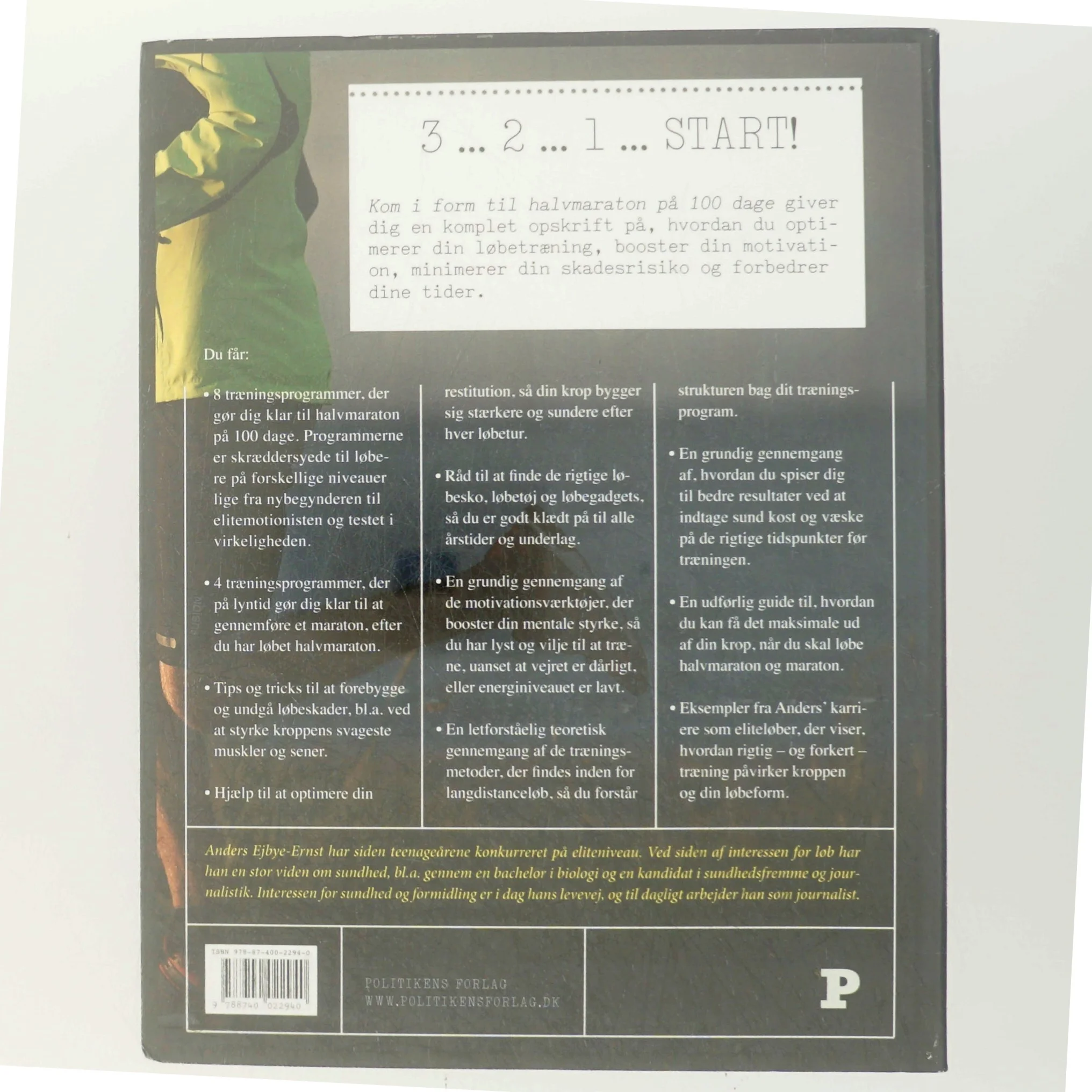 Kom i form til halvmaraton på 100 dage af Anders Ejbye-Ernst (Bog)