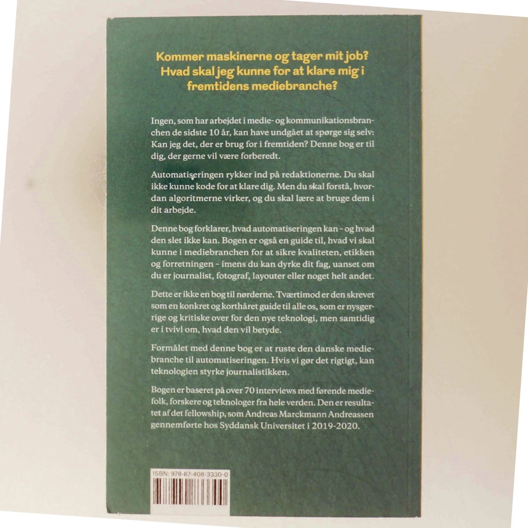 Sådan forandrer automatisering medierne - en guide til dig i mediebranchen (Bog)