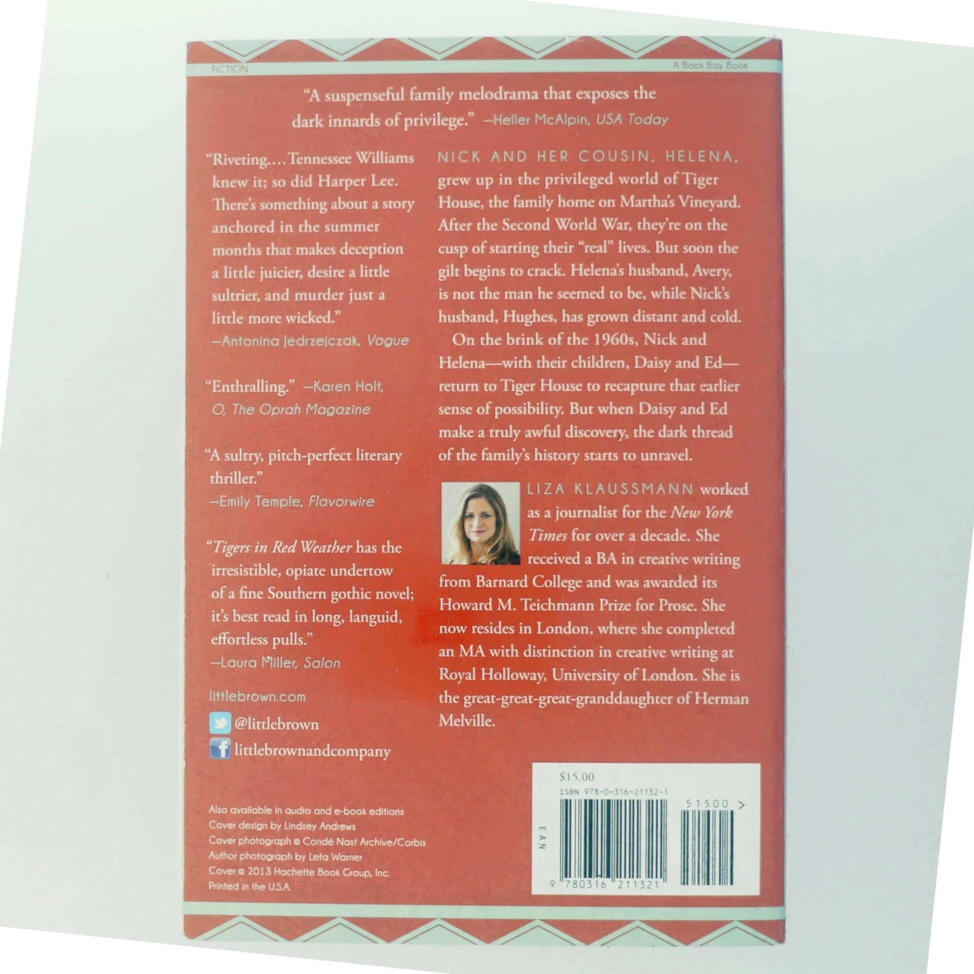 Tigers in Red Weather af Liza Klaussmann (Bog)