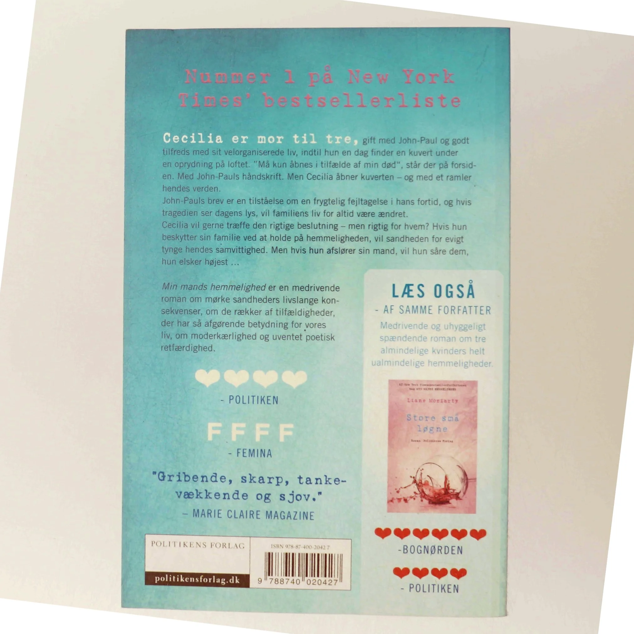 Min mands hemmelighed af Liane Moriarty (Bog)