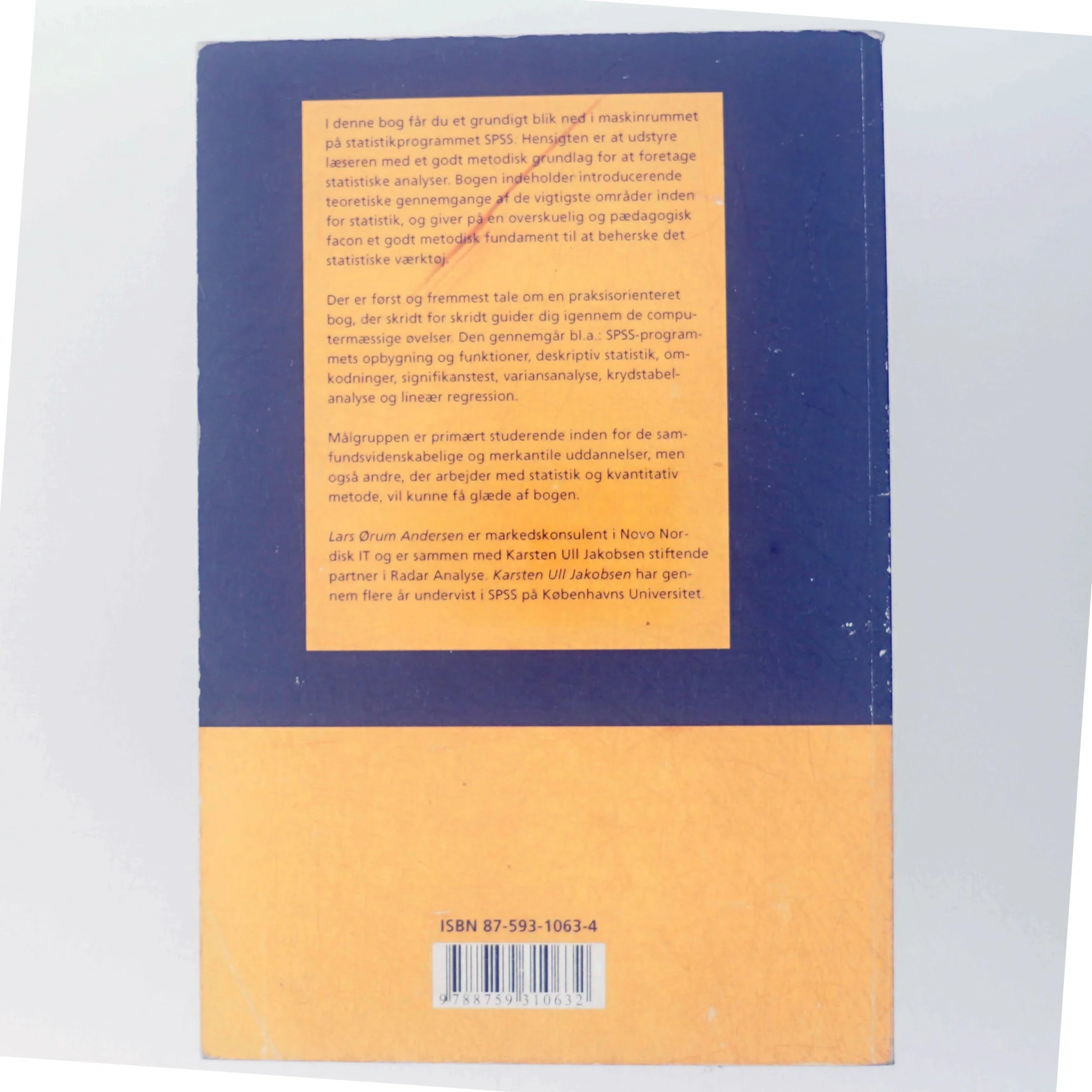 Introduktion til statistik med SPSS (Bog)