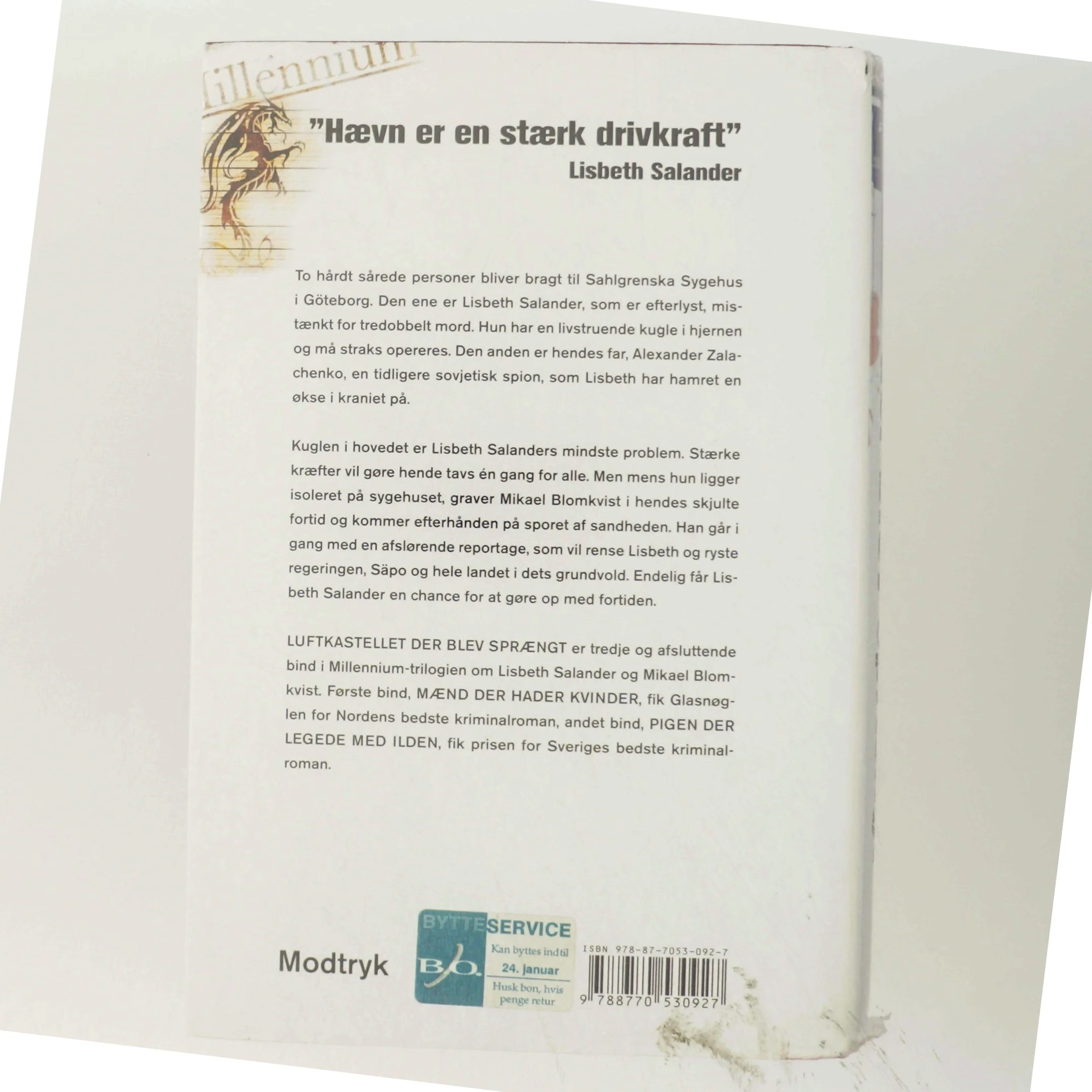Luftkastelletderblevsprngt Stir up a Hornets' Nest of Girl. Shi Dige Larsen. the Danish Original. Hardcover](chinese Edition) (Bog)