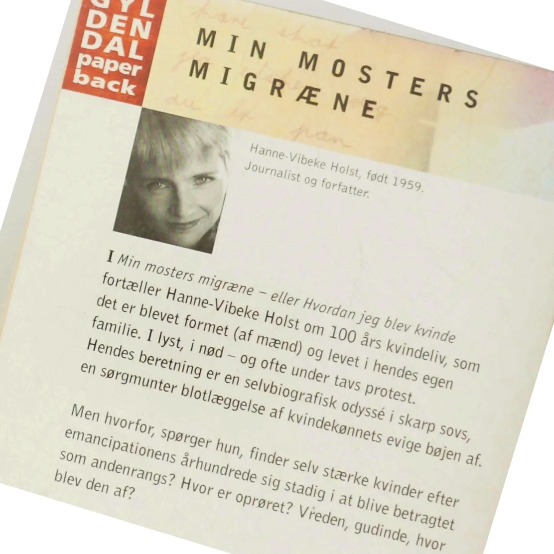 Min mosters migræne af Hanne-Vibeke Holst (Bog)